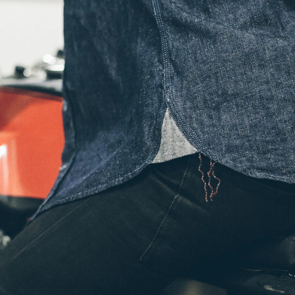 The Utility Shirt in Swift Mills Denim - Image 7