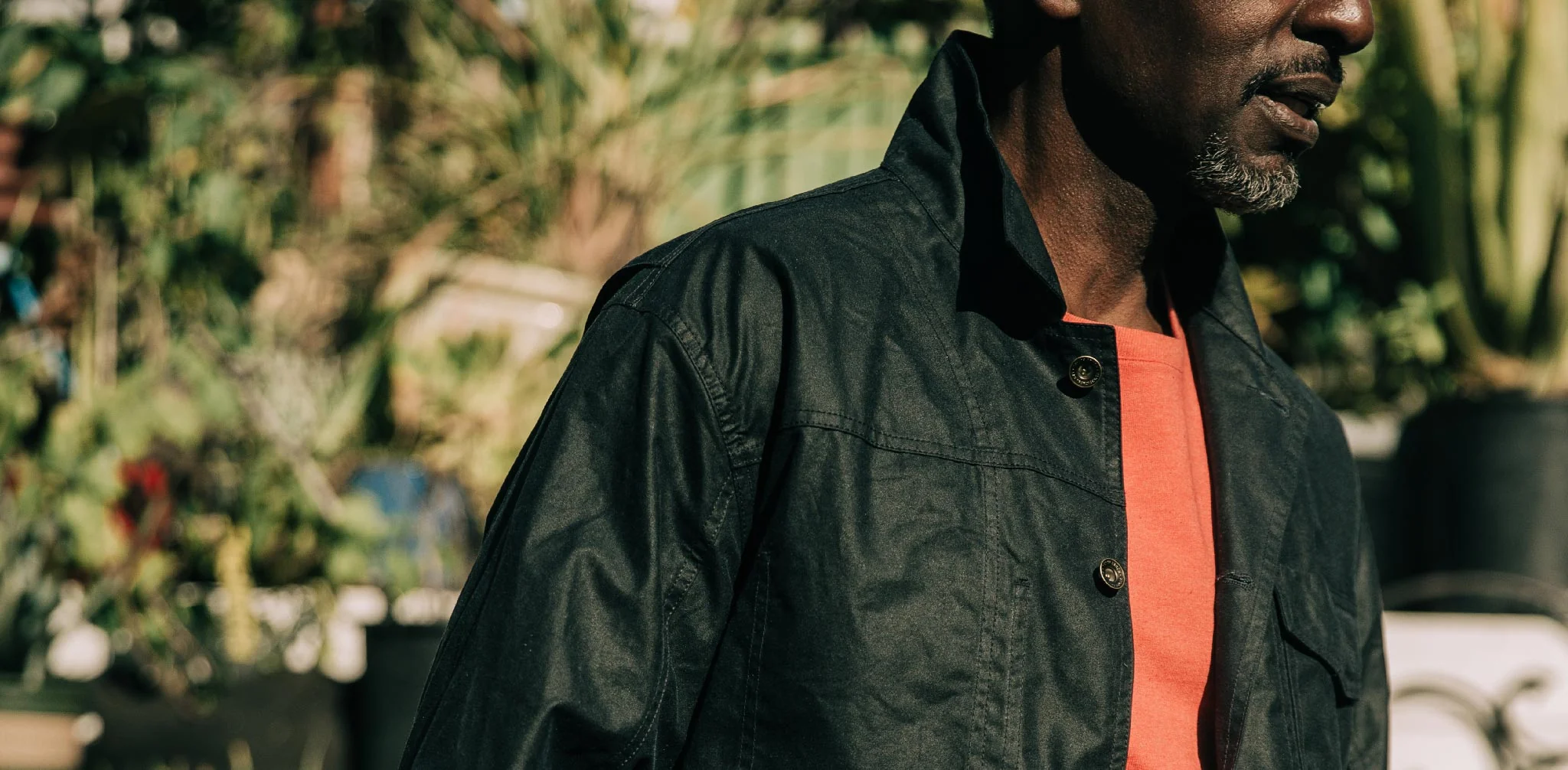The Task Jacket in Waxed Navy - Image 12