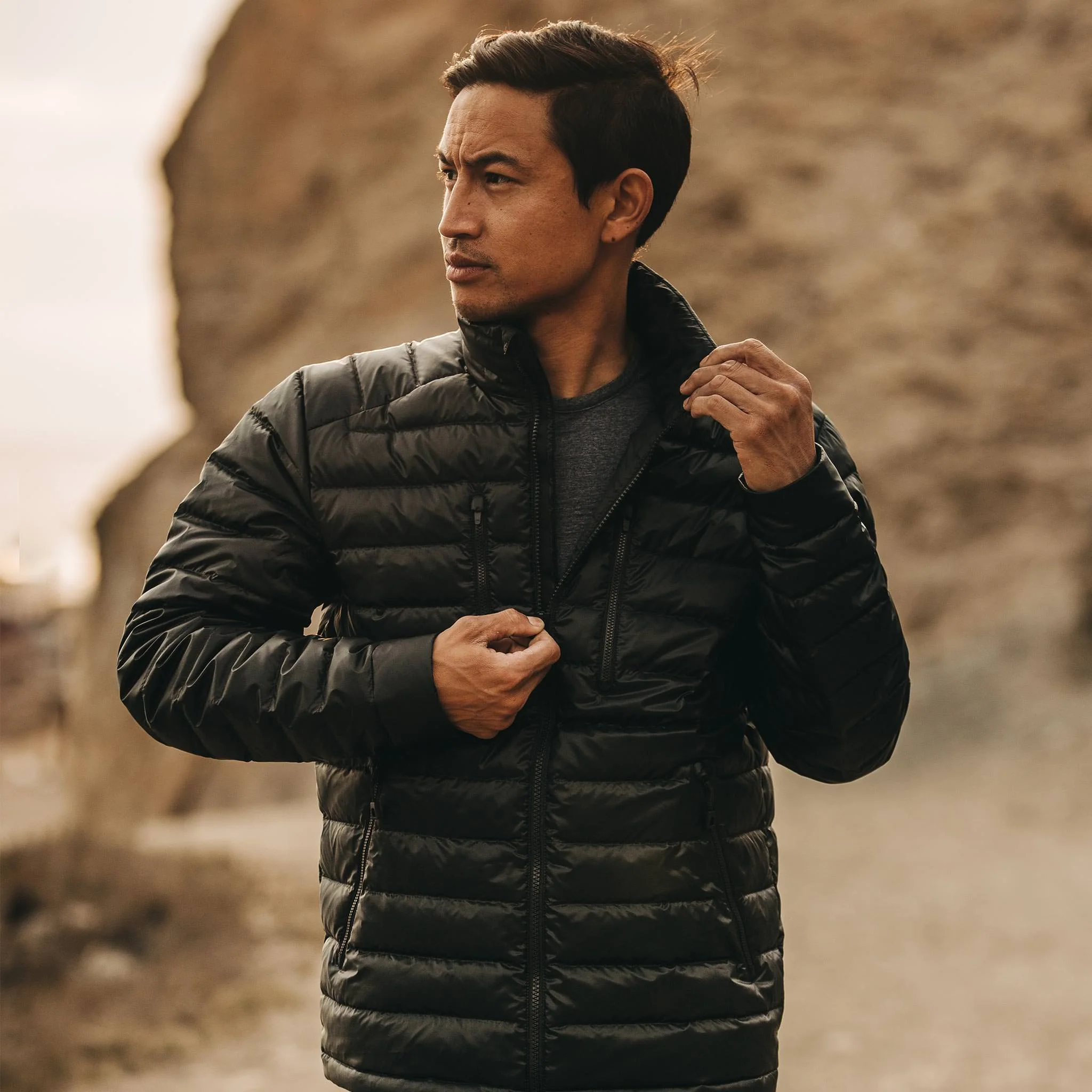 The Taylor Stitch x Mission Workshop Farallon Jacket in Black - Image 2