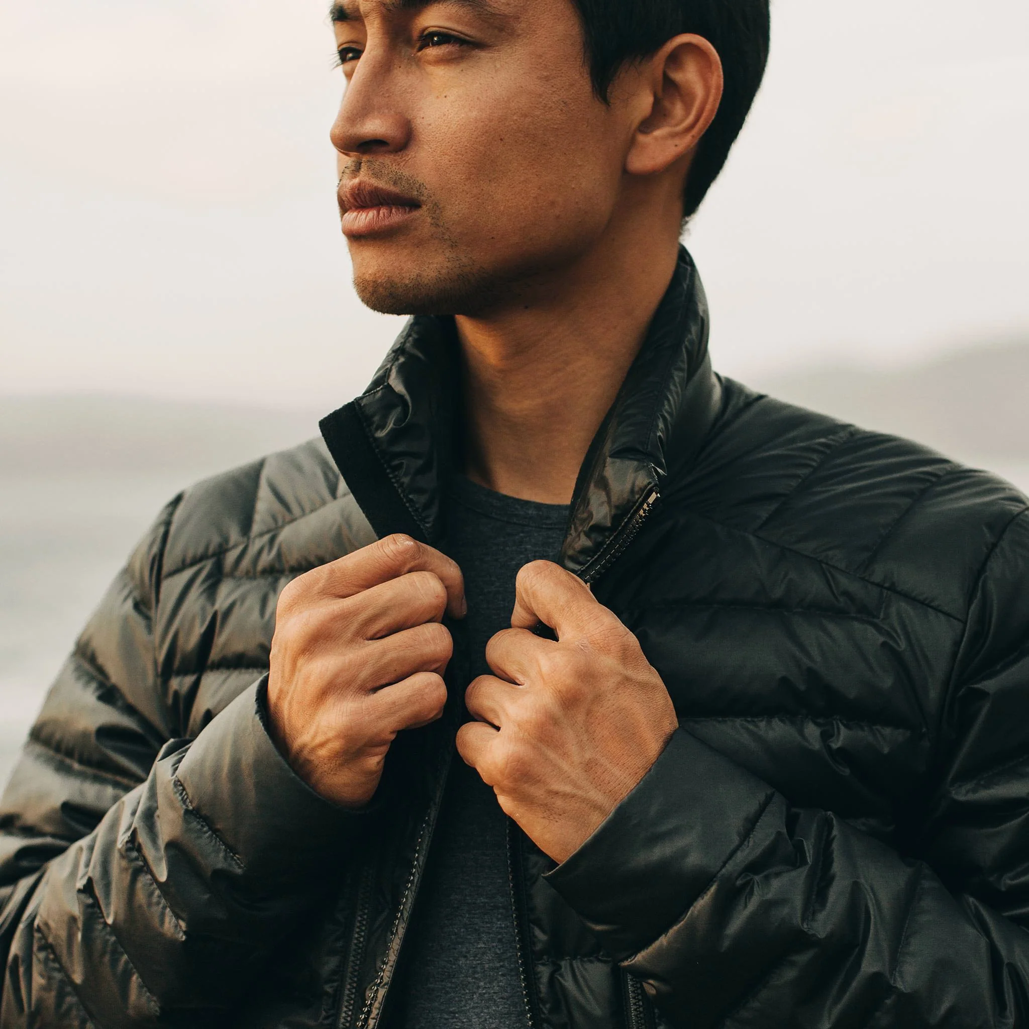 The Taylor Stitch x Mission Workshop Farallon Jacket in Black - Image 3