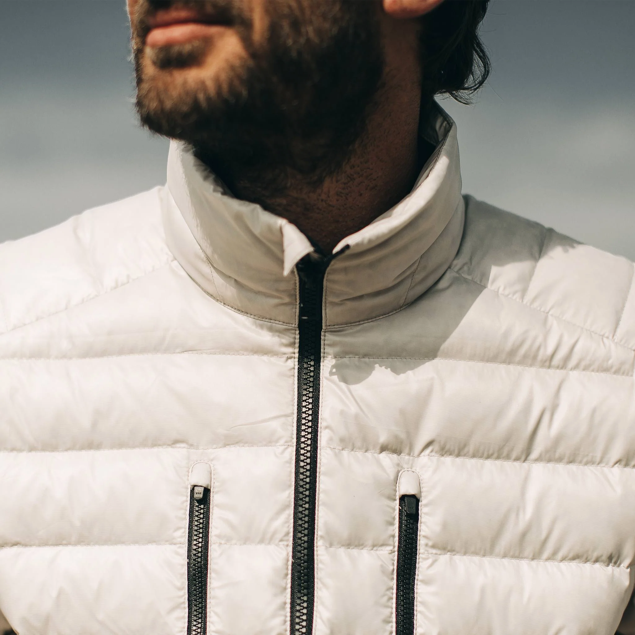 The Taylor Stitch x Mission Workshop Farallon Jacket in Fog - Image 4