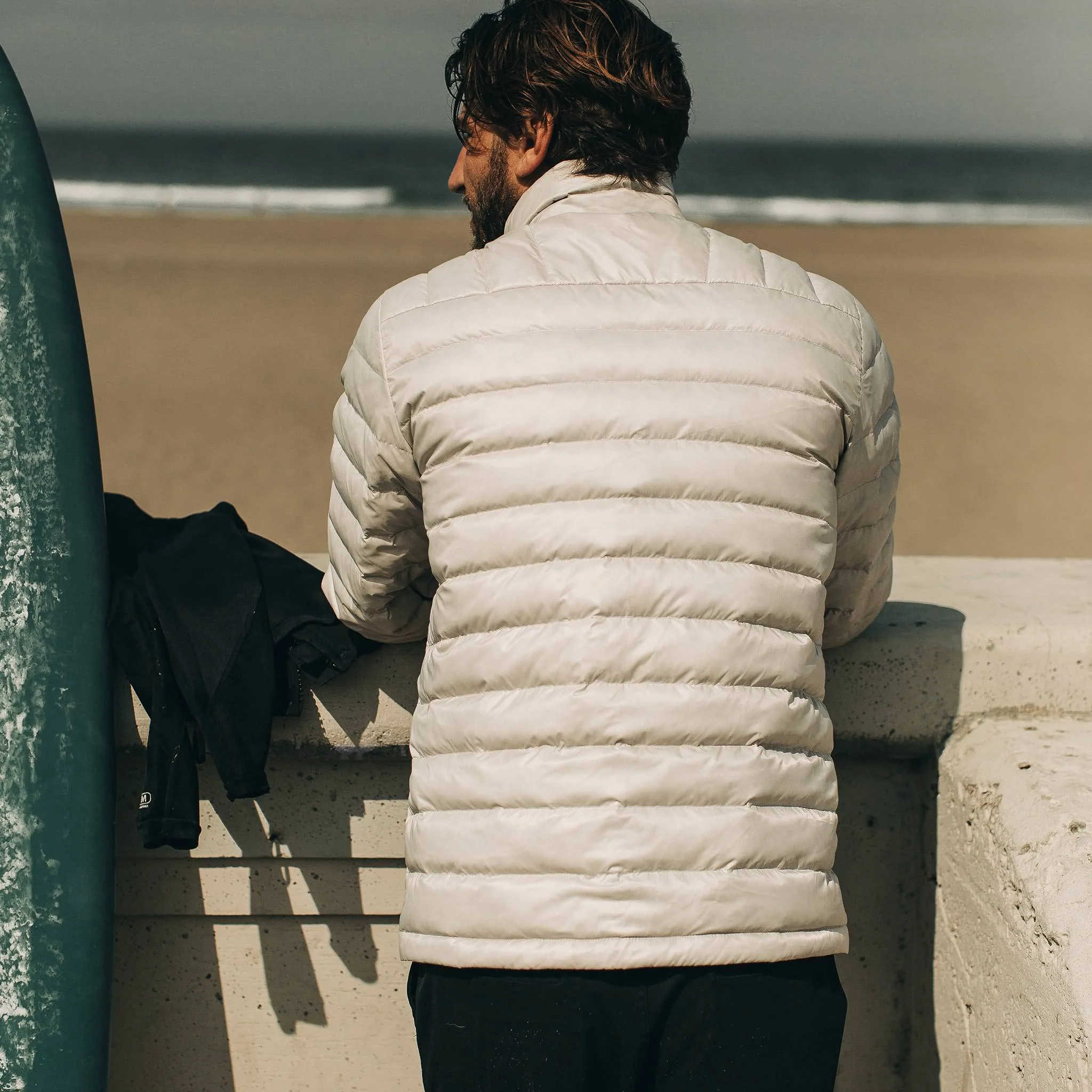 The Taylor Stitch x Mission Workshop Farallon Jacket in Fog - Image 5