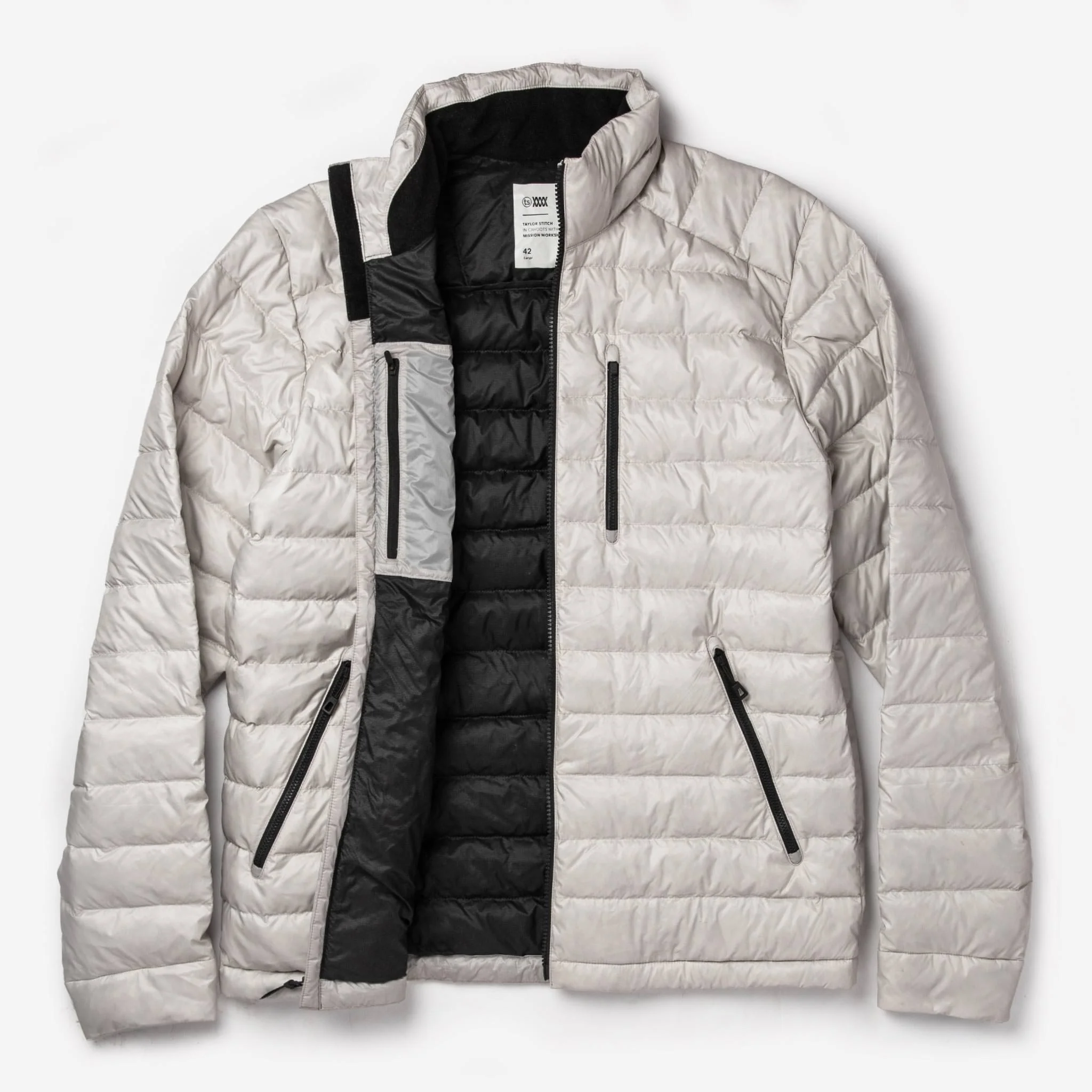 The Taylor Stitch x Mission Workshop Farallon Jacket in Fog - Image 7