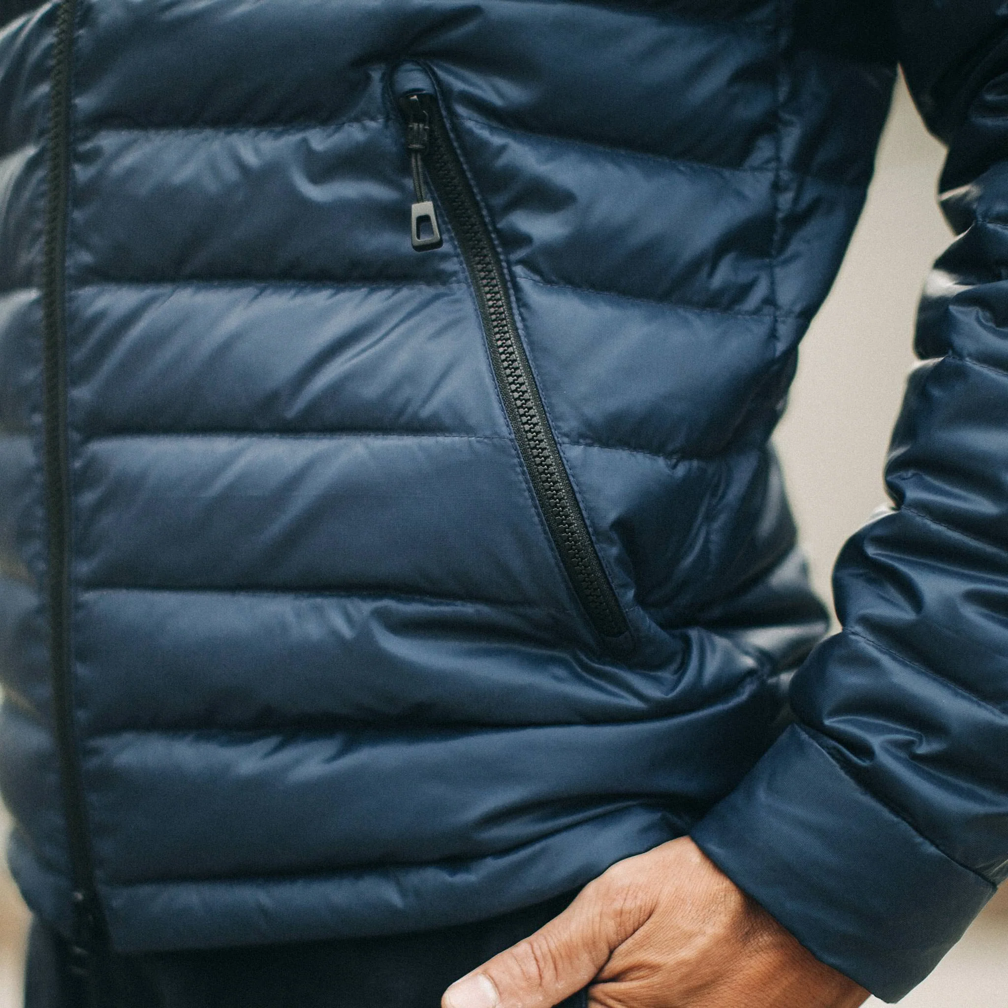 The Taylor Stitch x Mission Workshop Farallon Jacket in Midnight Blue - Image 4