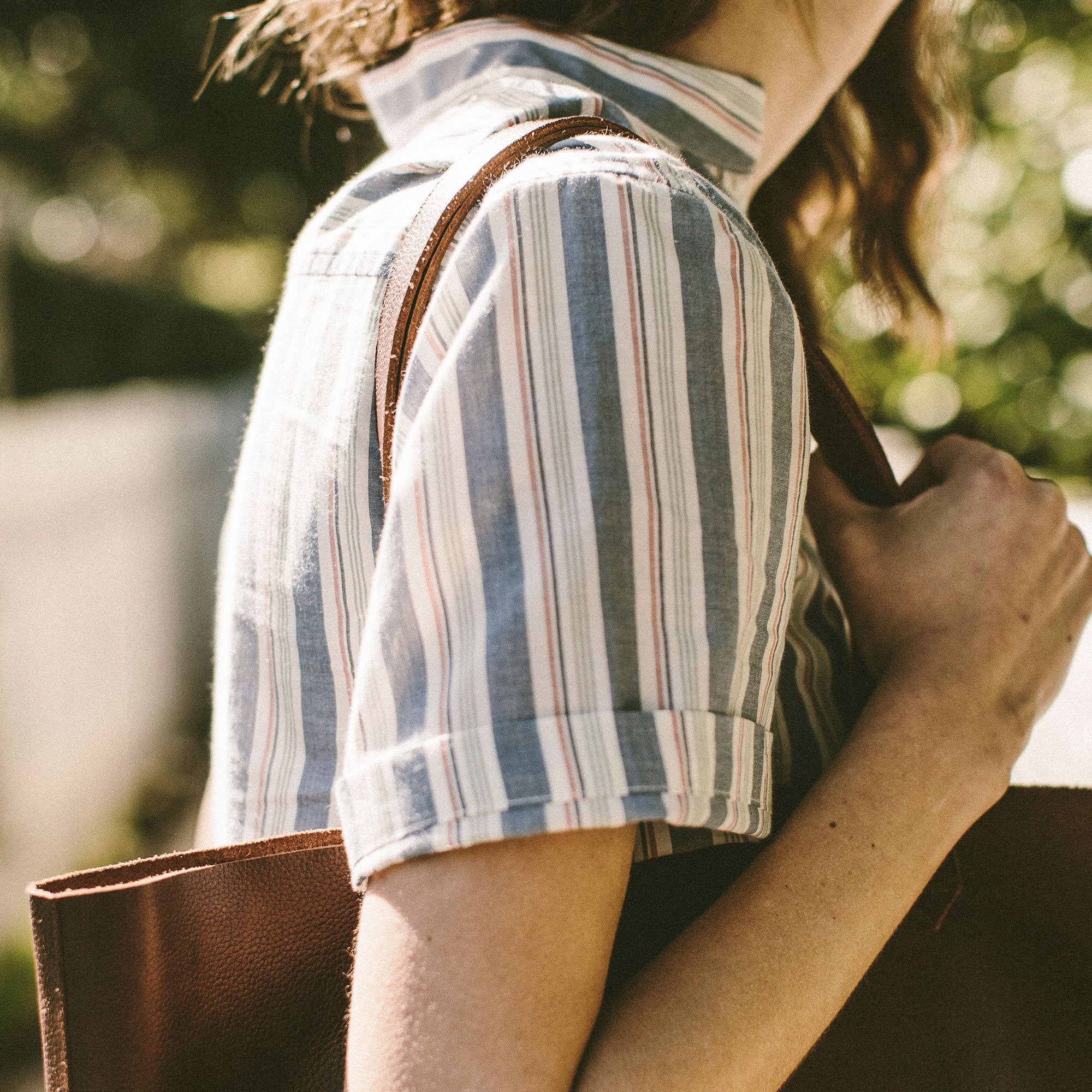 The Abbot Popover in Surf Stripe - Image 3