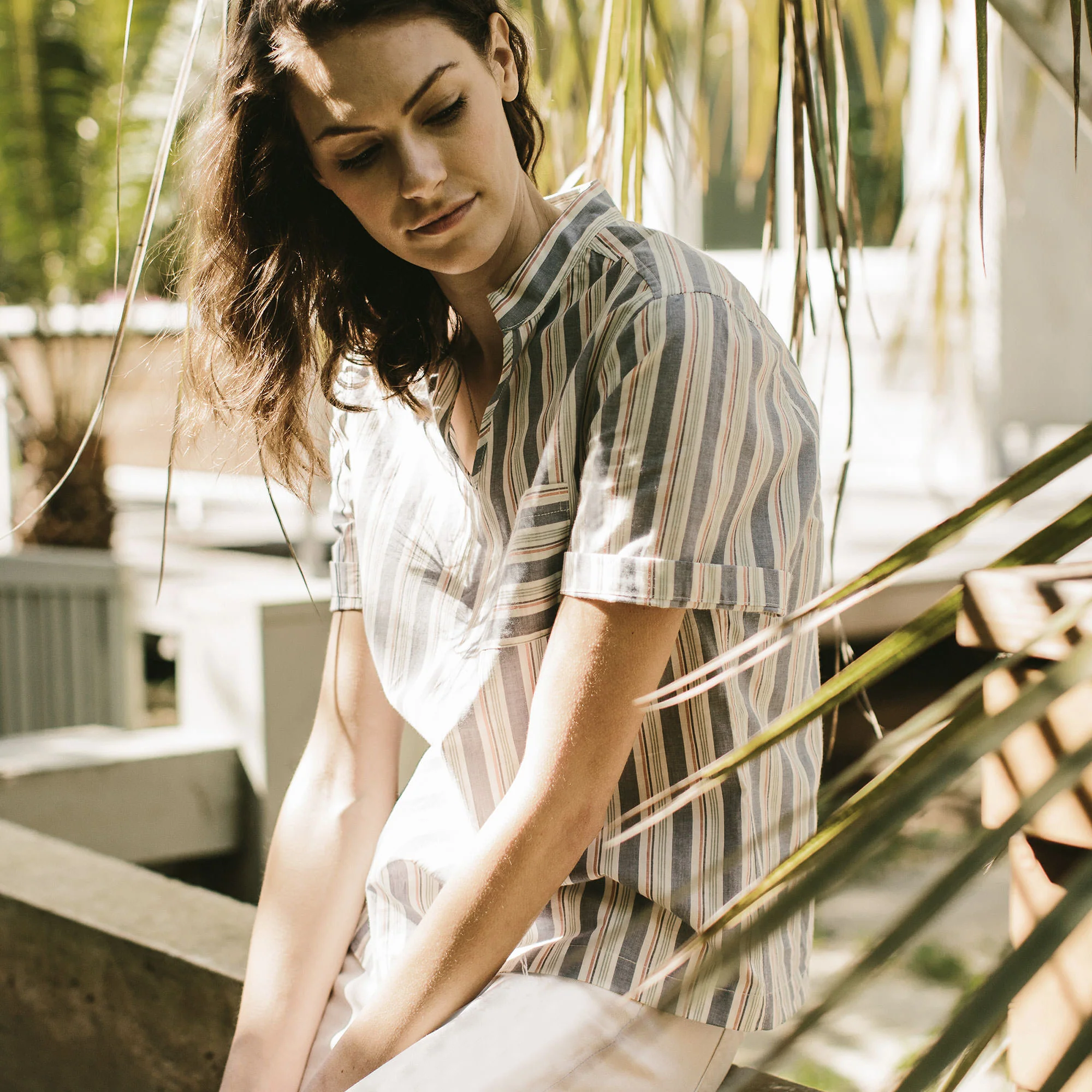 The Abbot Popover in Surf Stripe - Image 4