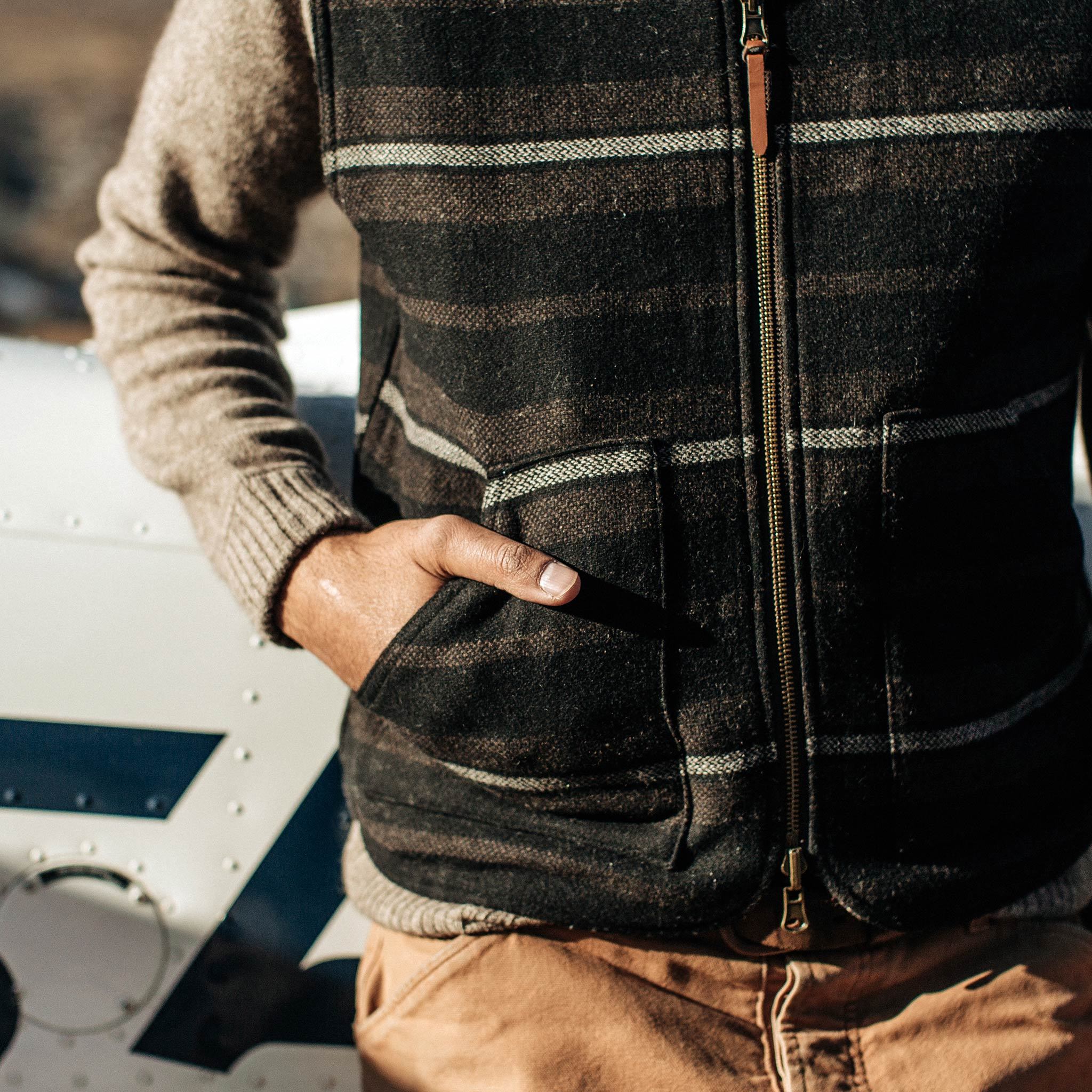The Able Vest in Wool Beach Cloth - Image 4