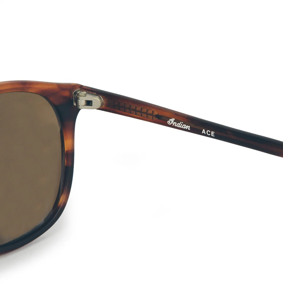The Ace Sunglasses in Matte Blonde - Image 4