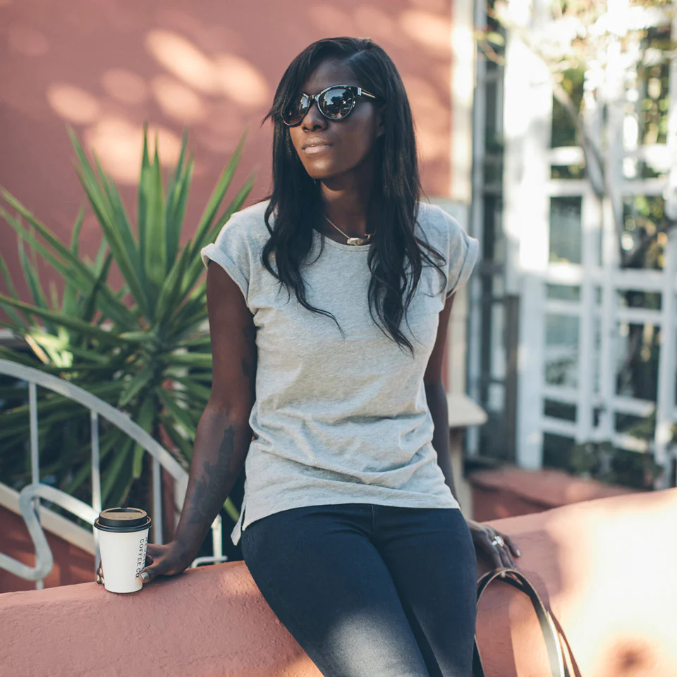 The Aidan - Heather Grey Tee - Image 7