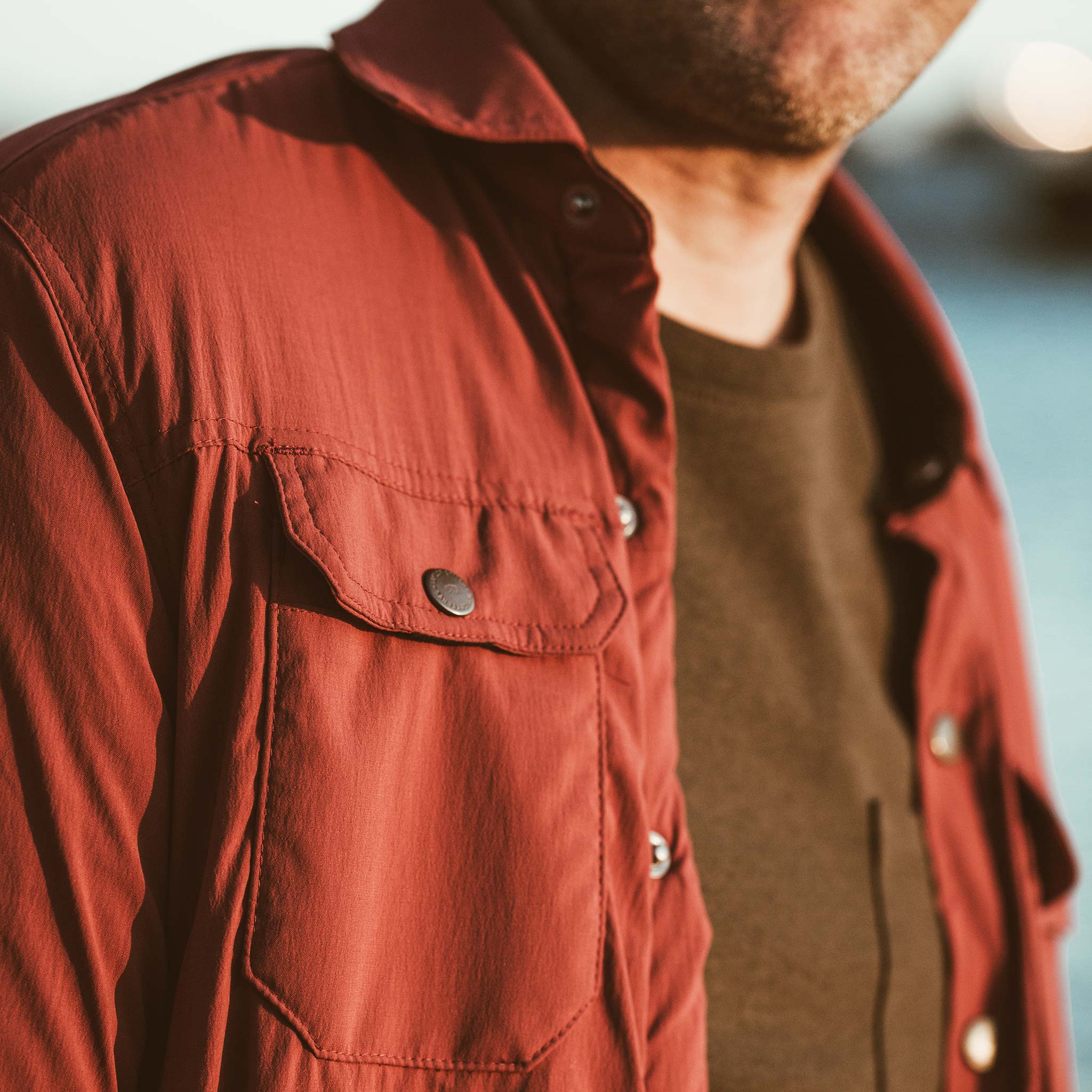 The Albion Jacket in Burgundy - Image 3
