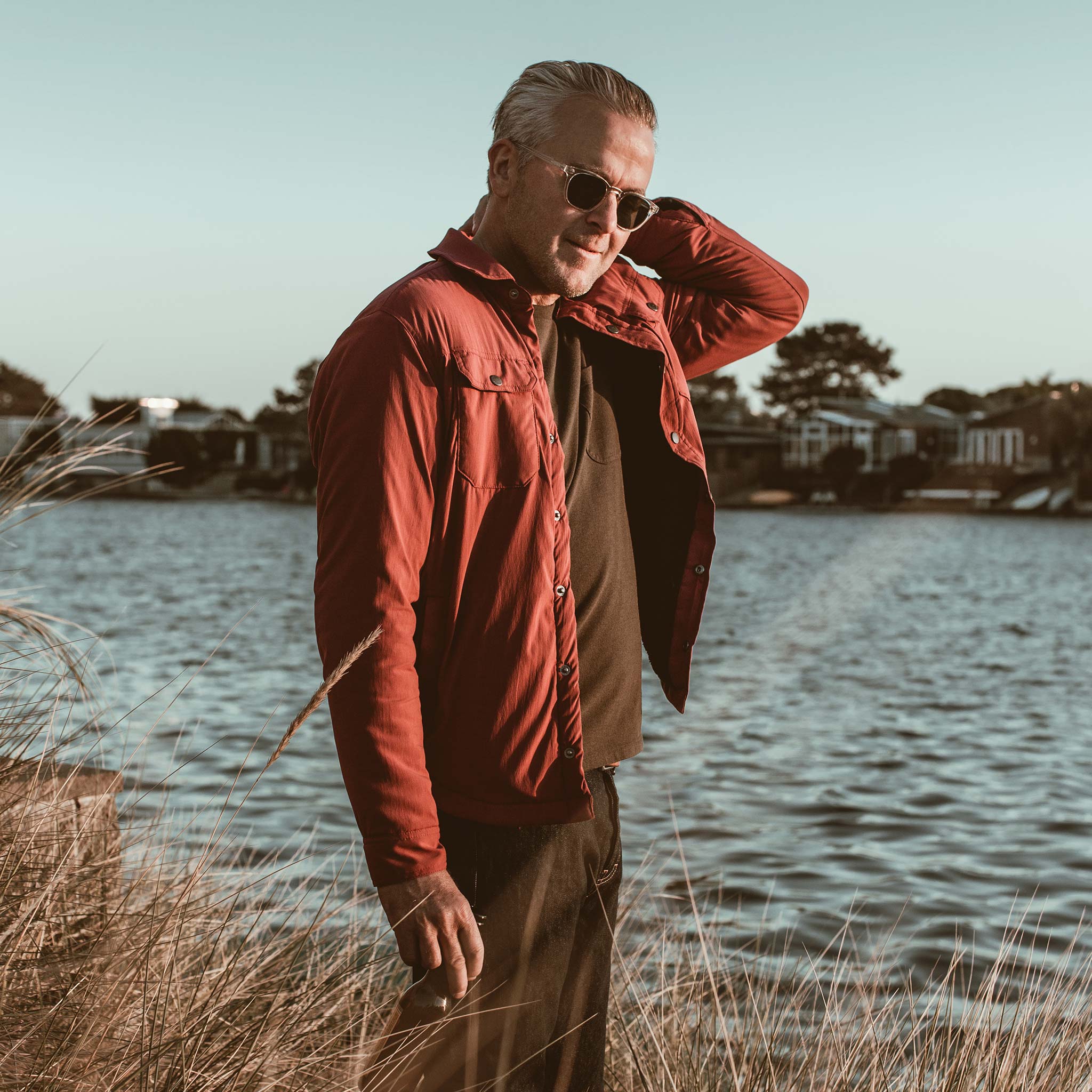 The Albion Jacket in Burgundy - Image 4