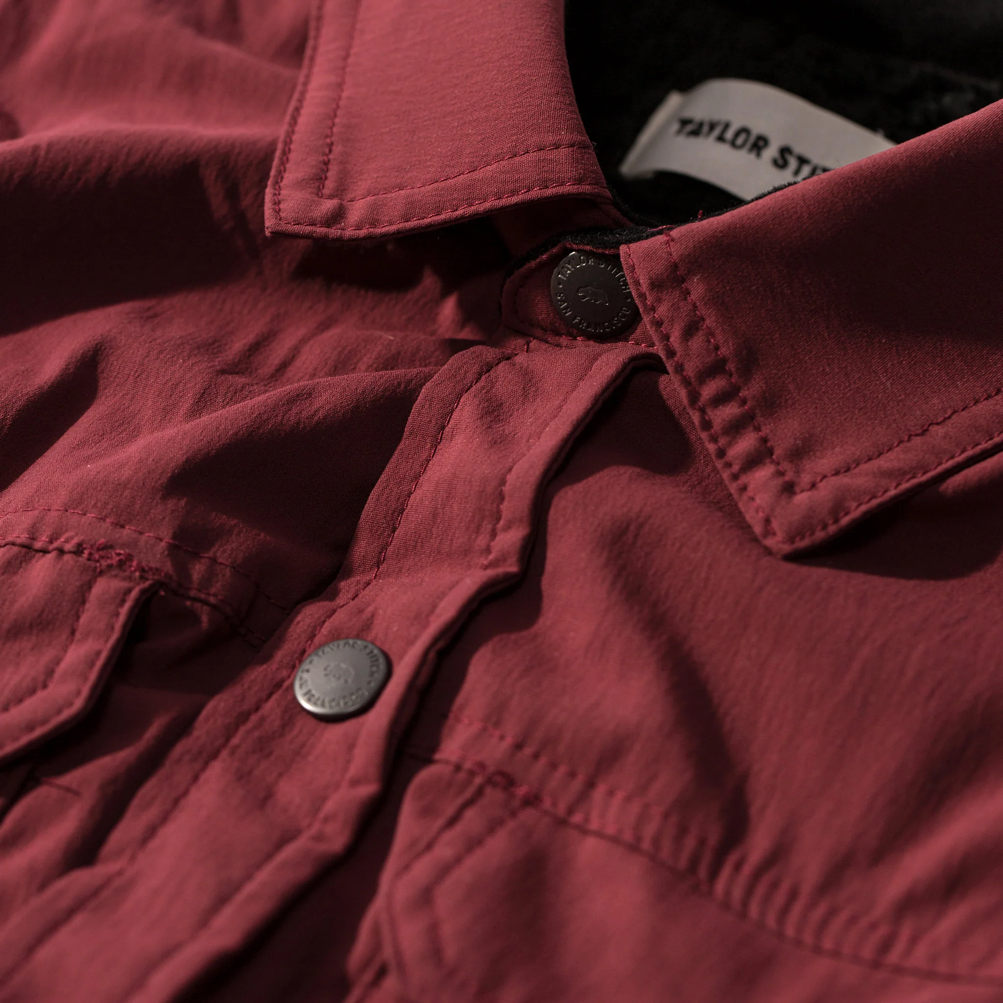 The Albion Jacket in Burgundy - Image 9