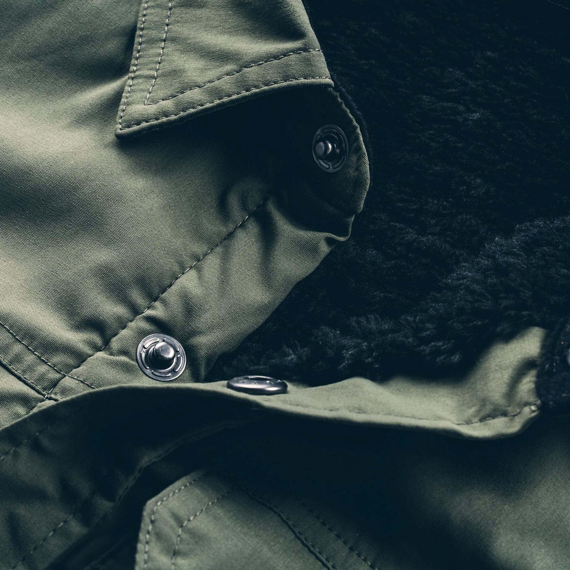 The Albion Jacket in Army - Image 7