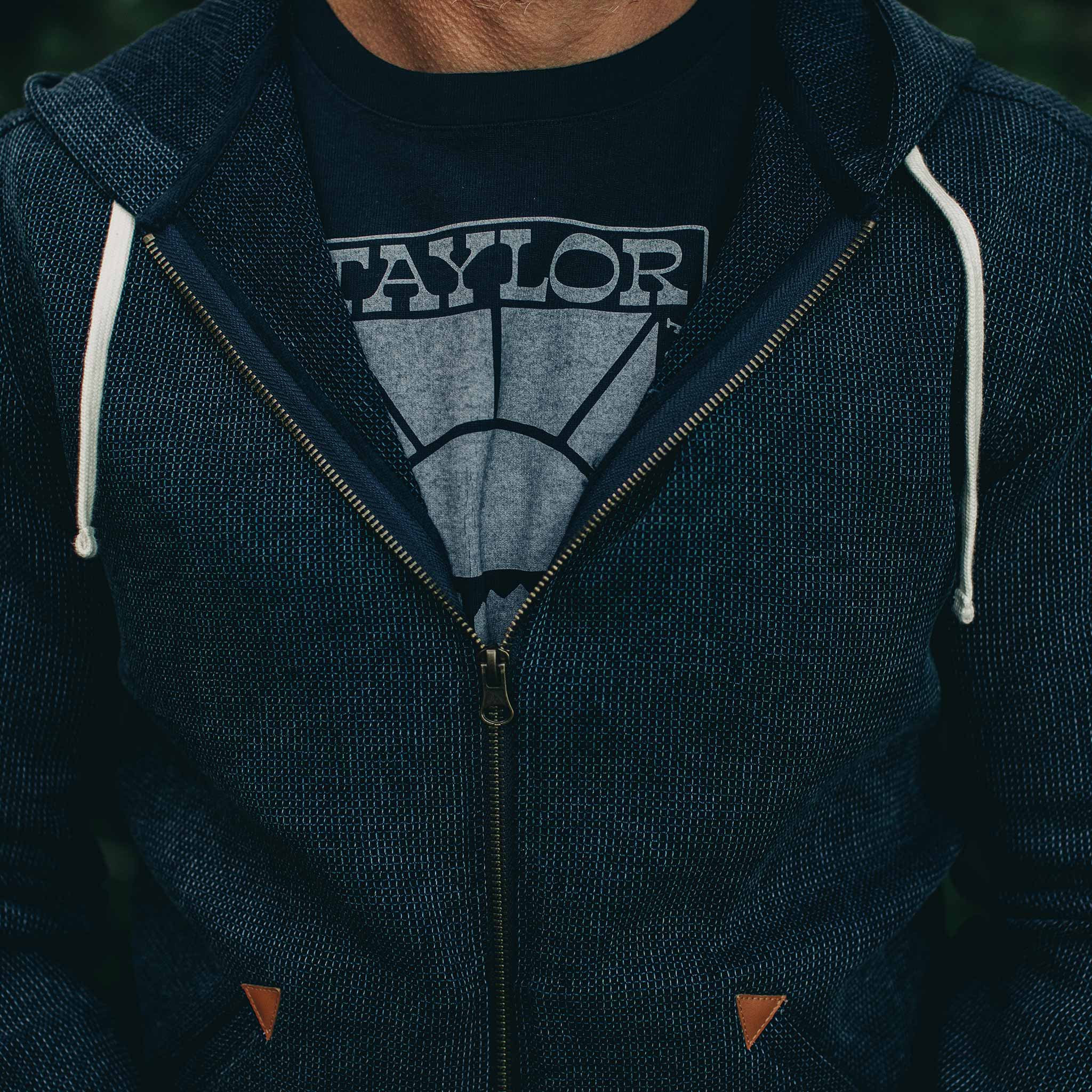 The Après Hoodie in Indigo Waffle - Image 3