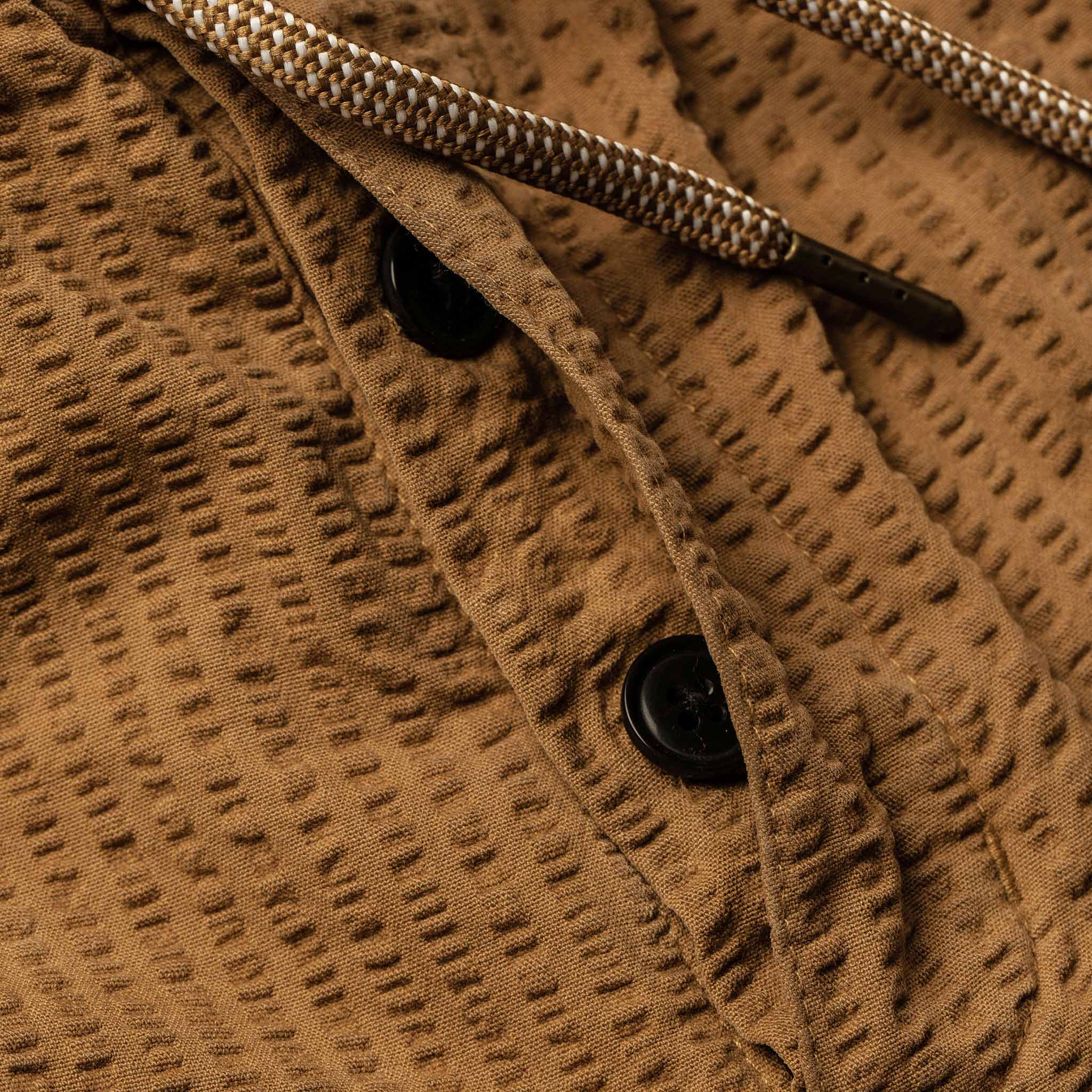 The Après Pant in British Khaki Seersucker - Image 9