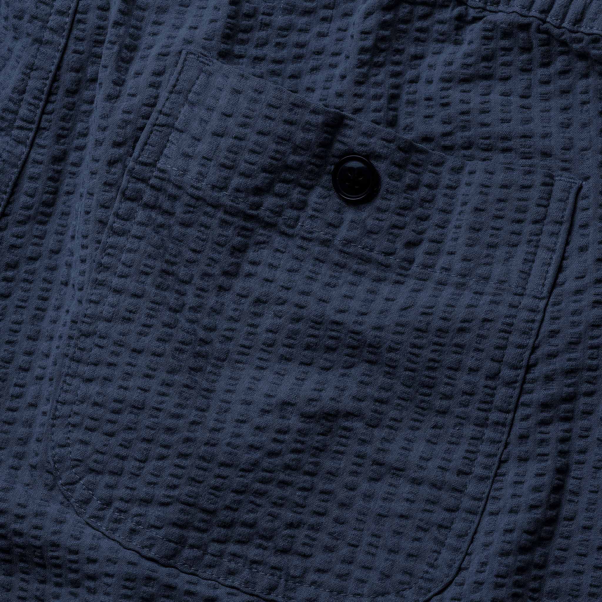 The Après Pant in Navy Seersucker - Image 8