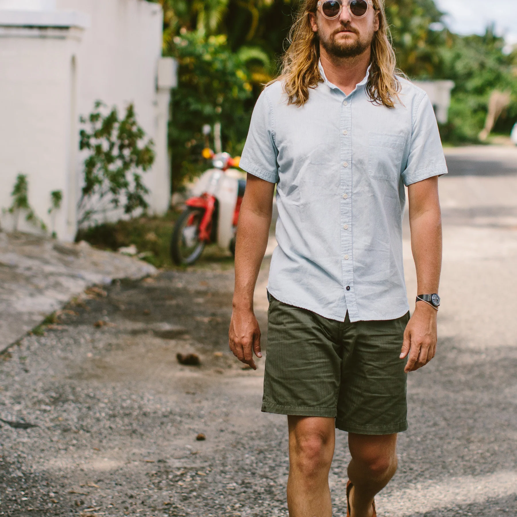 The Bandit in Navy Japanese Micro Stripe - Image 4