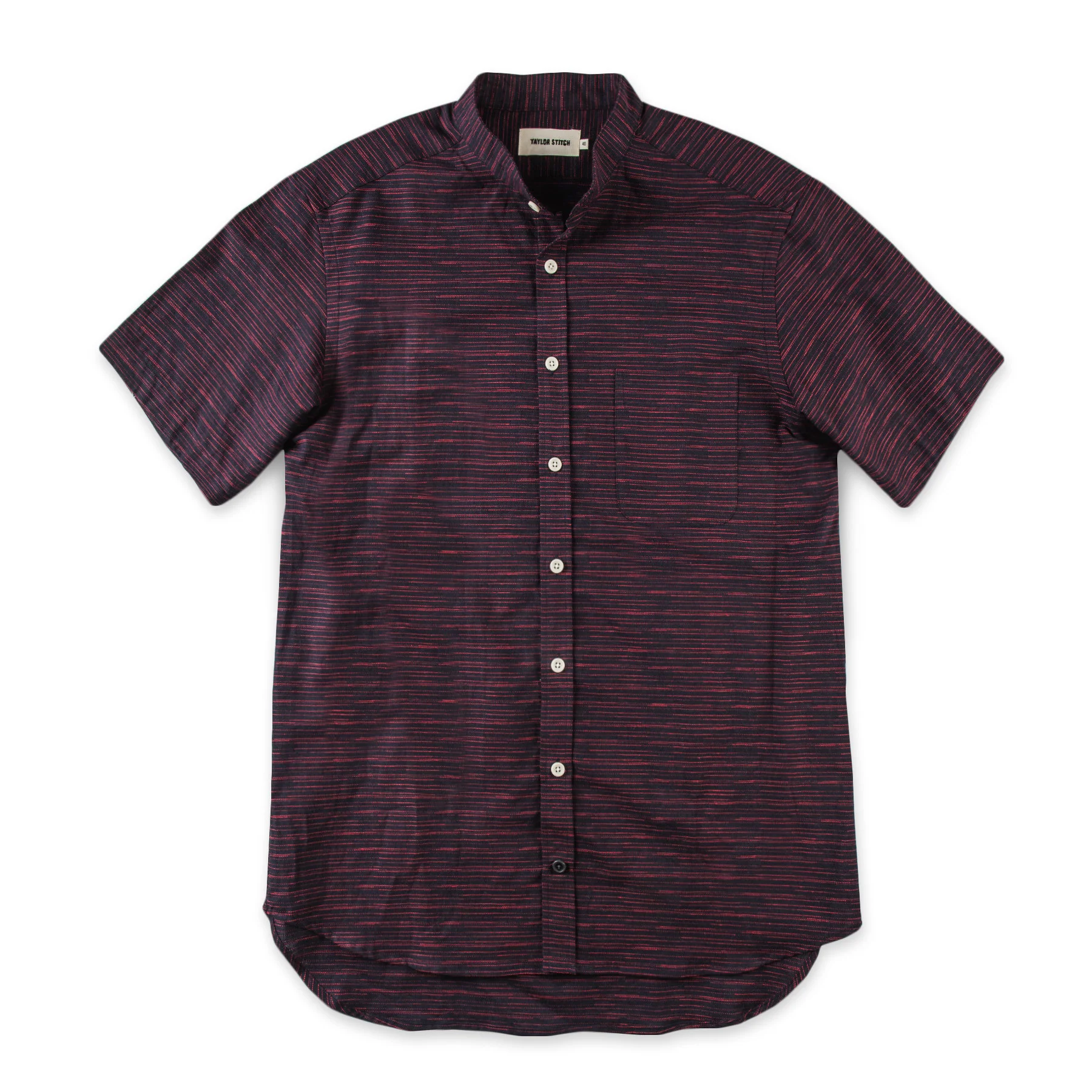 The Bandit in Navy & Red Slub Stripe - Image 7