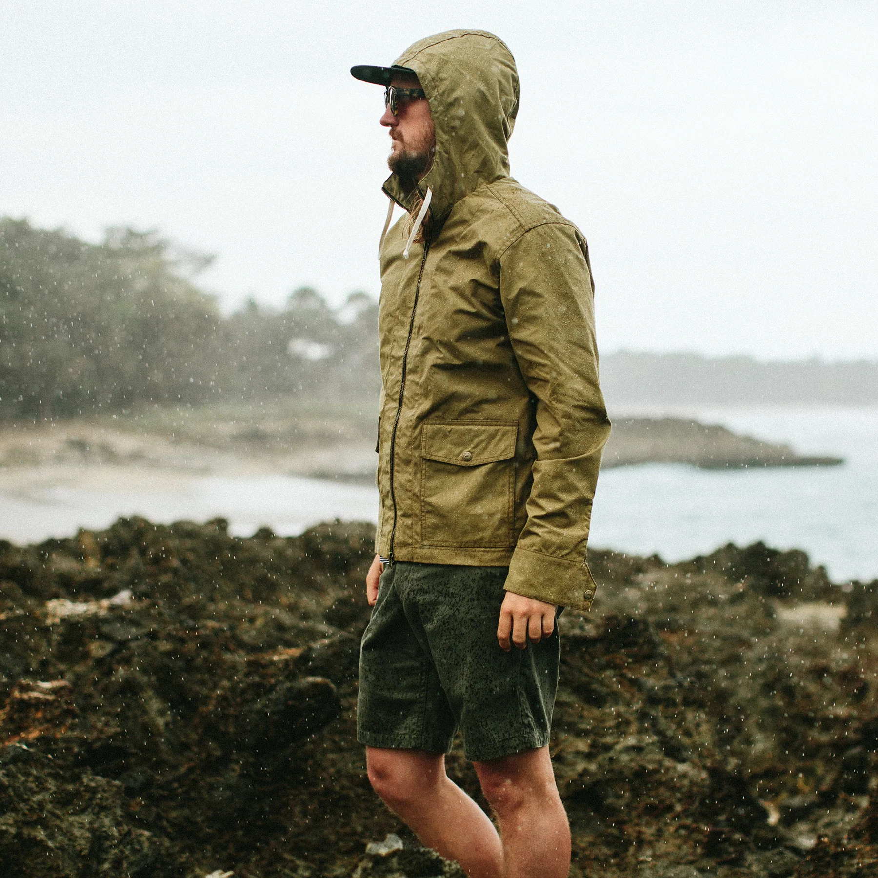 The Beach Jacket in Olive - Image 2