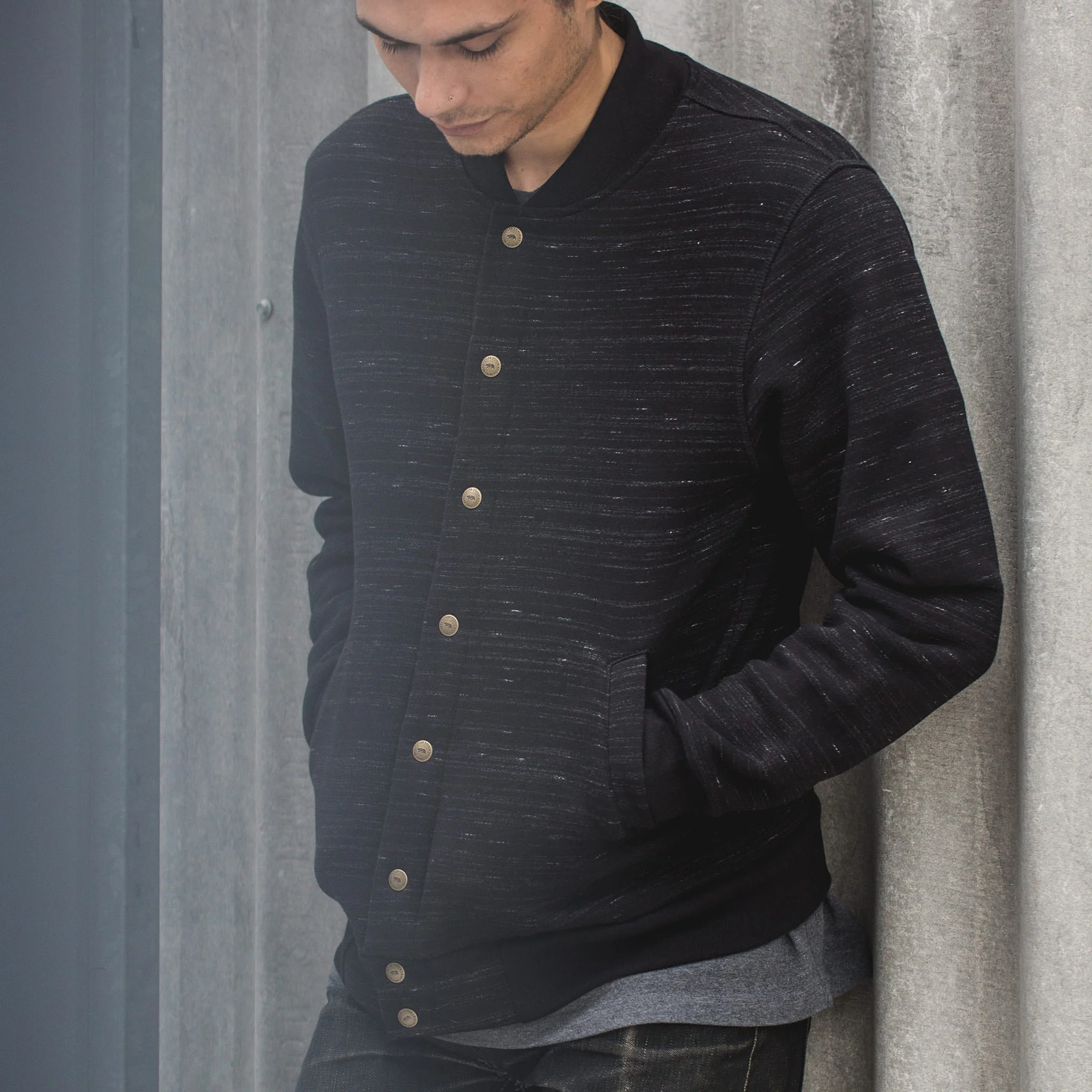 The Bomber in Black Fleece - Image 2