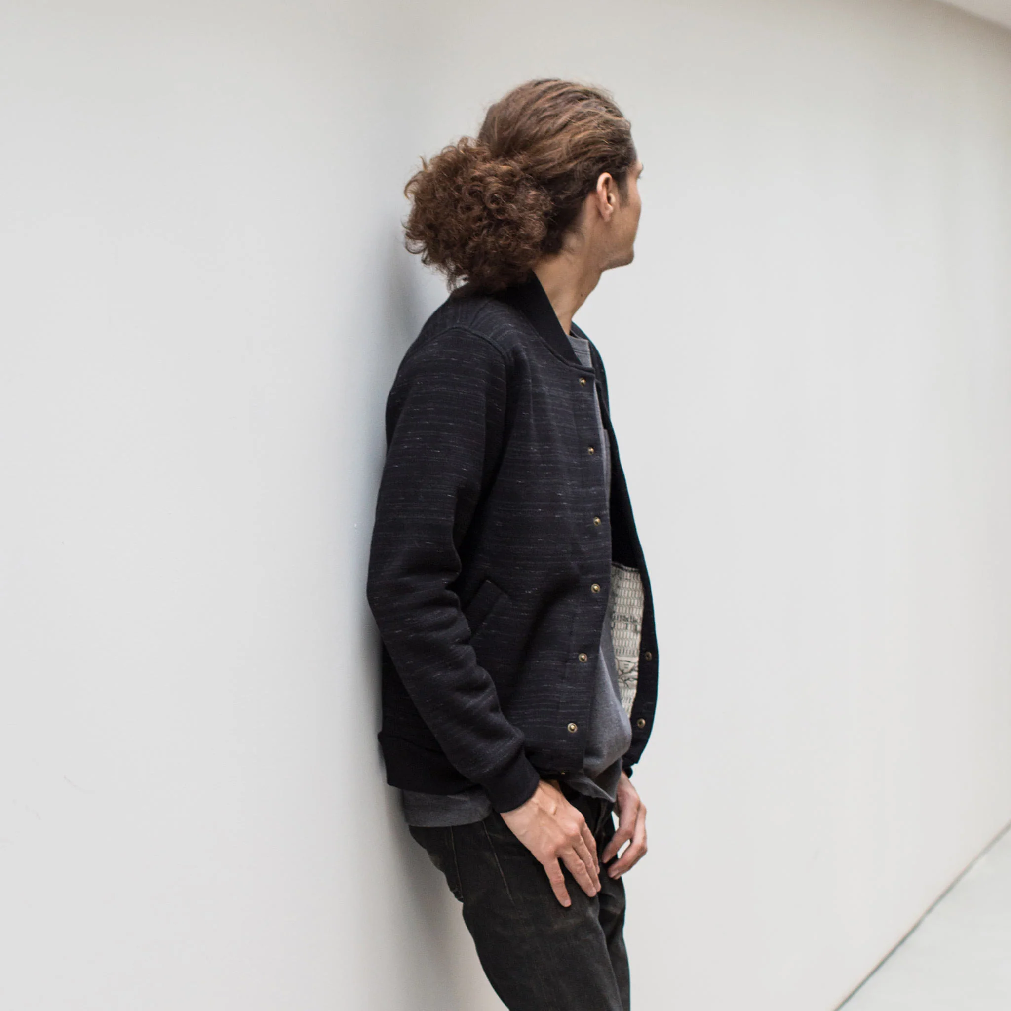 The Bomber in Black Fleece - Image 3