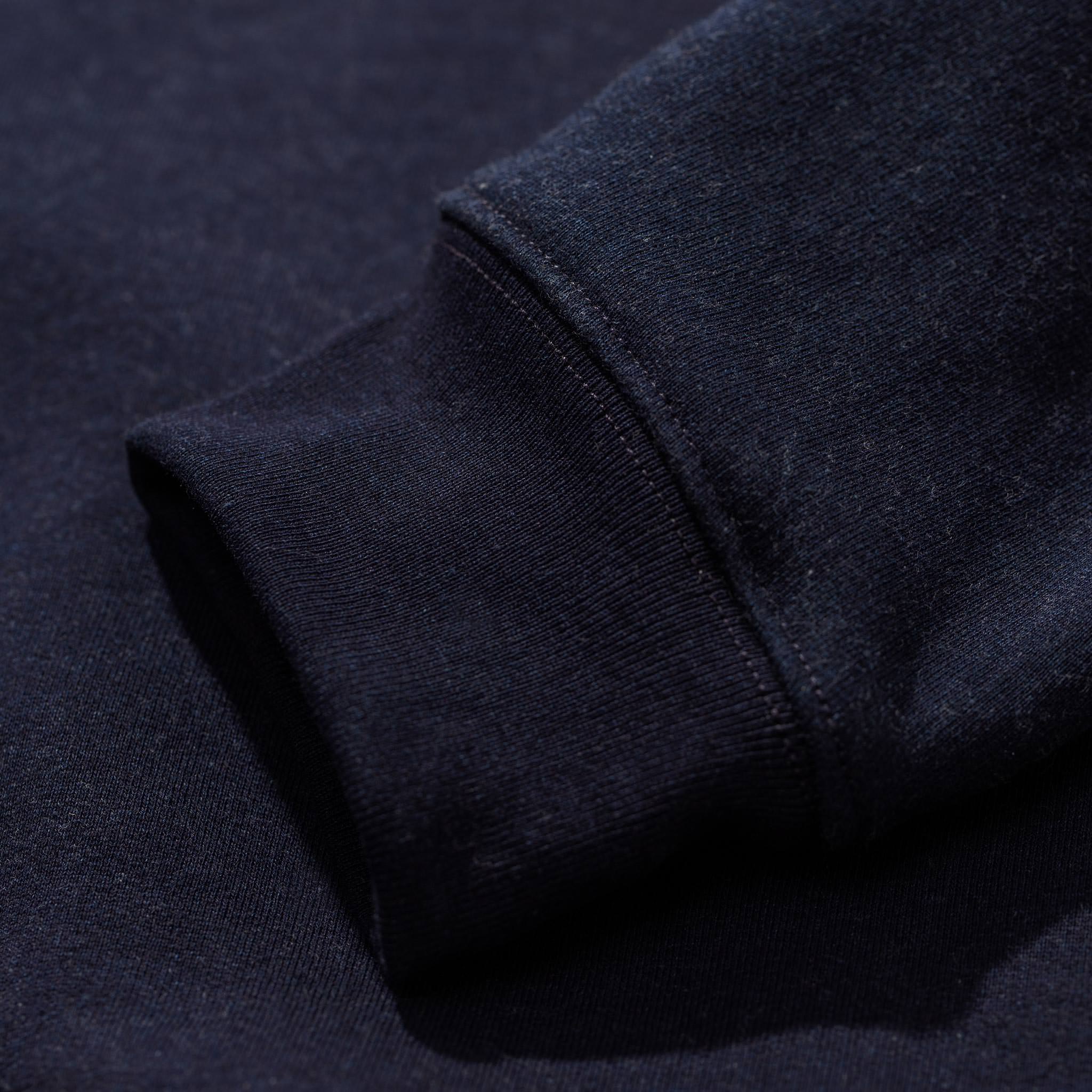 The Bomber in Indigo Fleece - Image 6