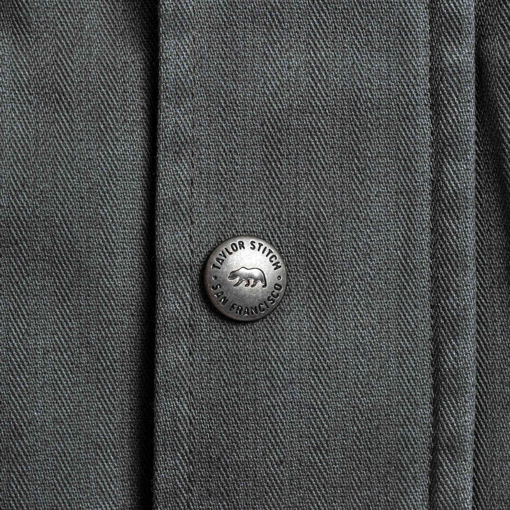 The Bomber Jacket in Washed Slate Herringbone - Image 9
