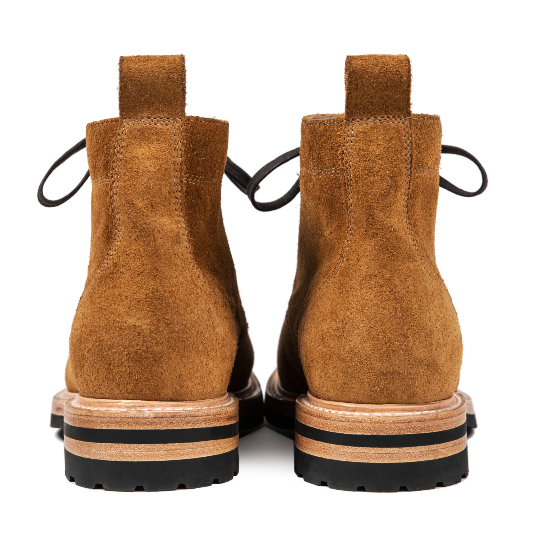 The Trench Boot in Golden Weatherproof Suede - Image 5