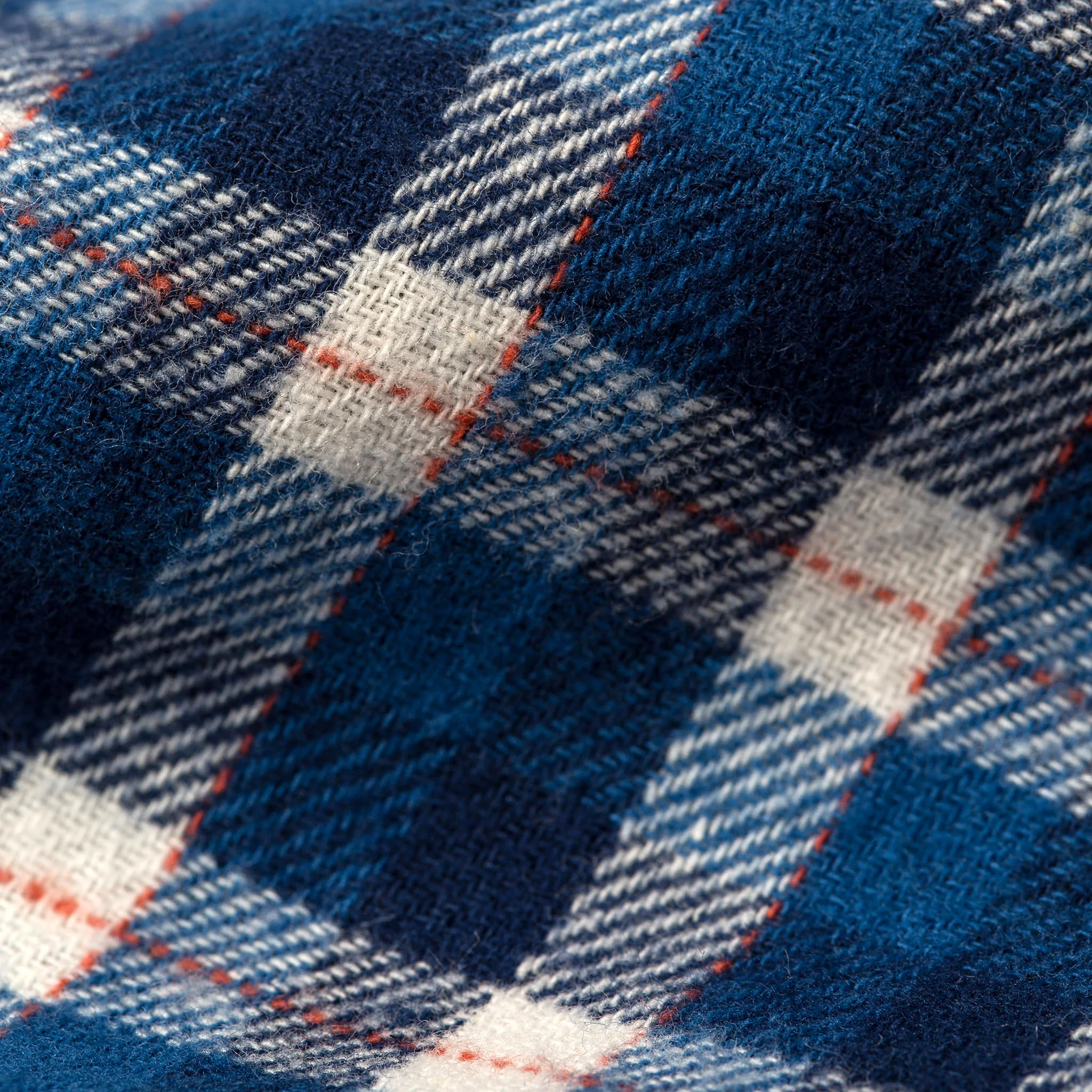 The California in Brushed Navy Plaid - Image 9