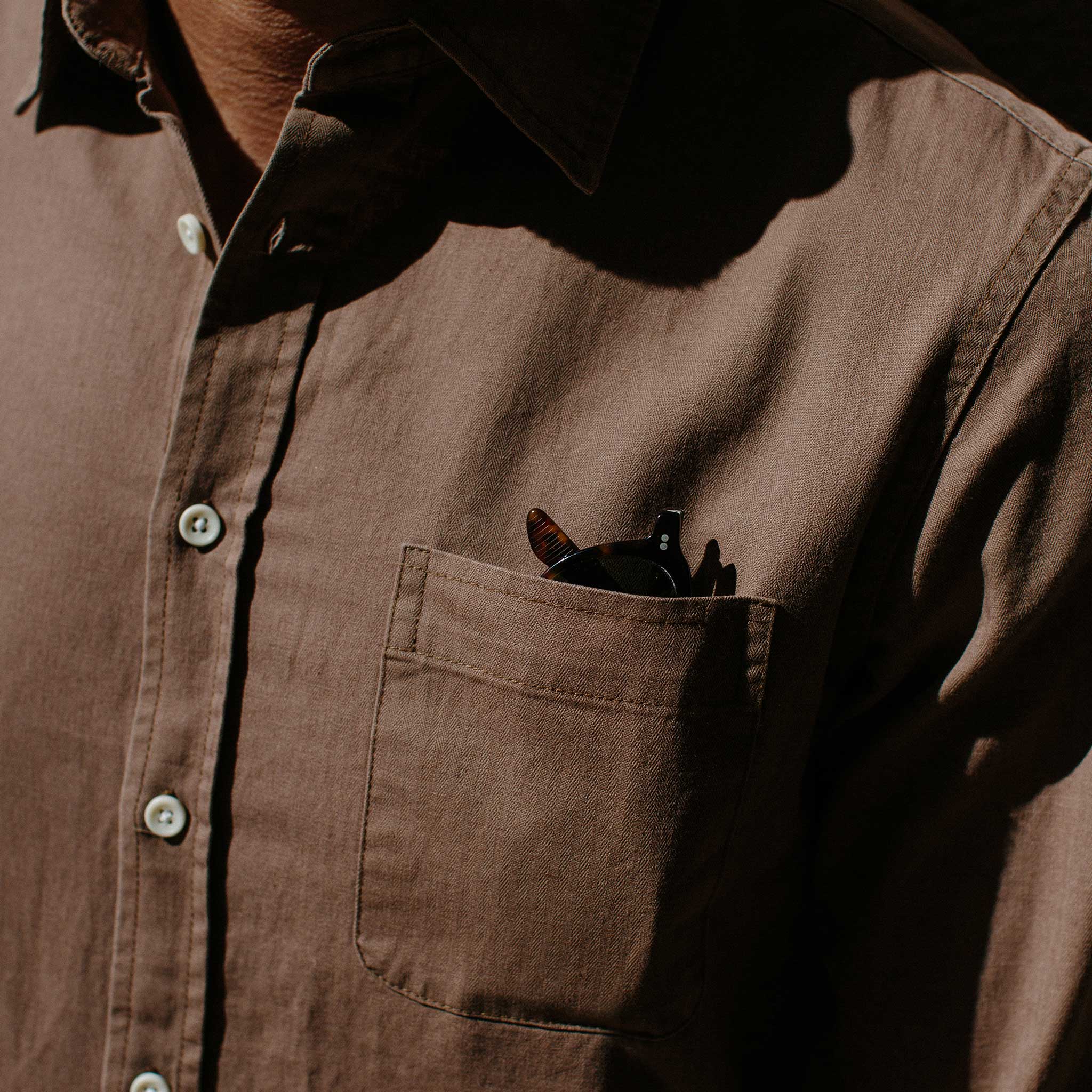 The California in Khaki Herringbone - Image 10