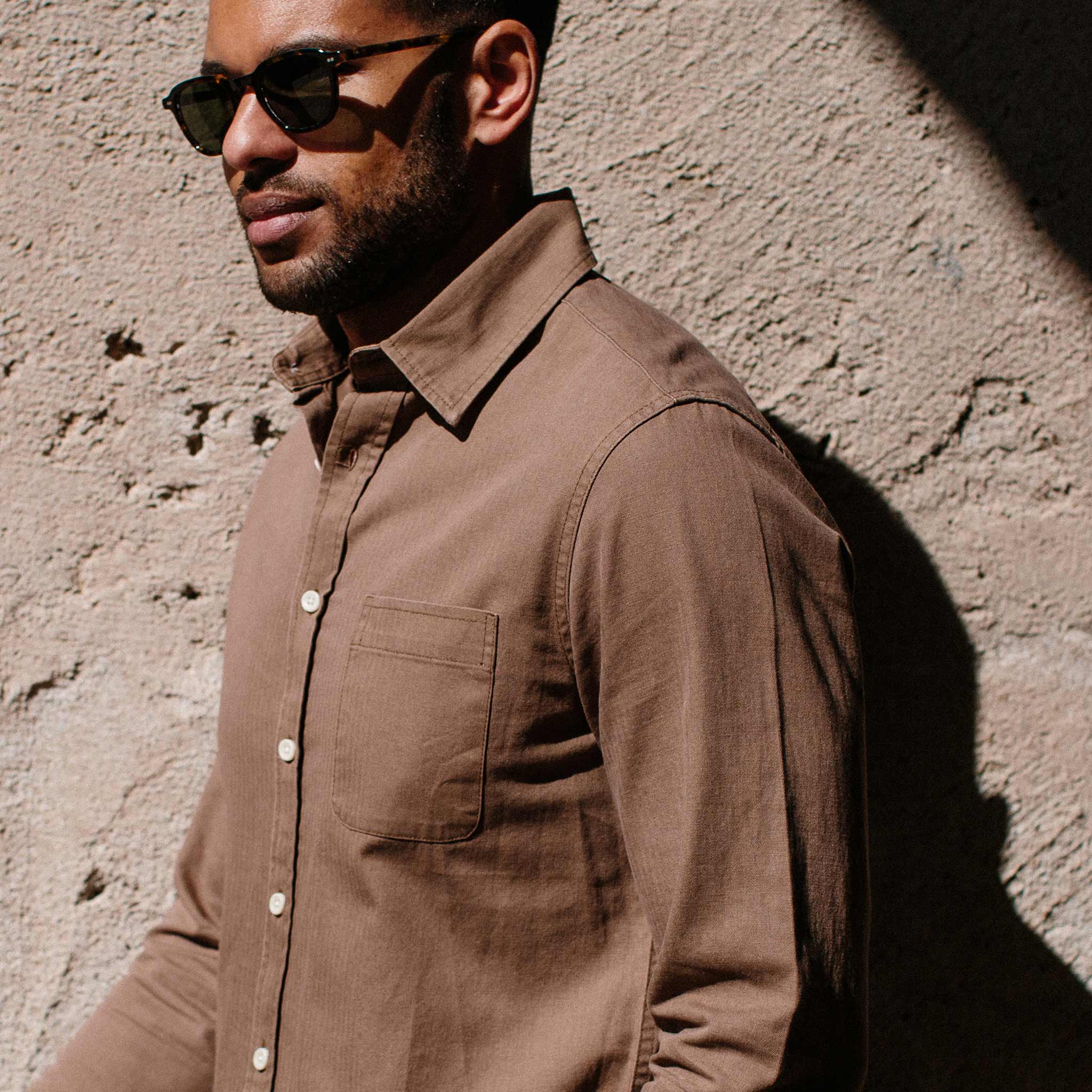 The California in Khaki Herringbone - Image 3