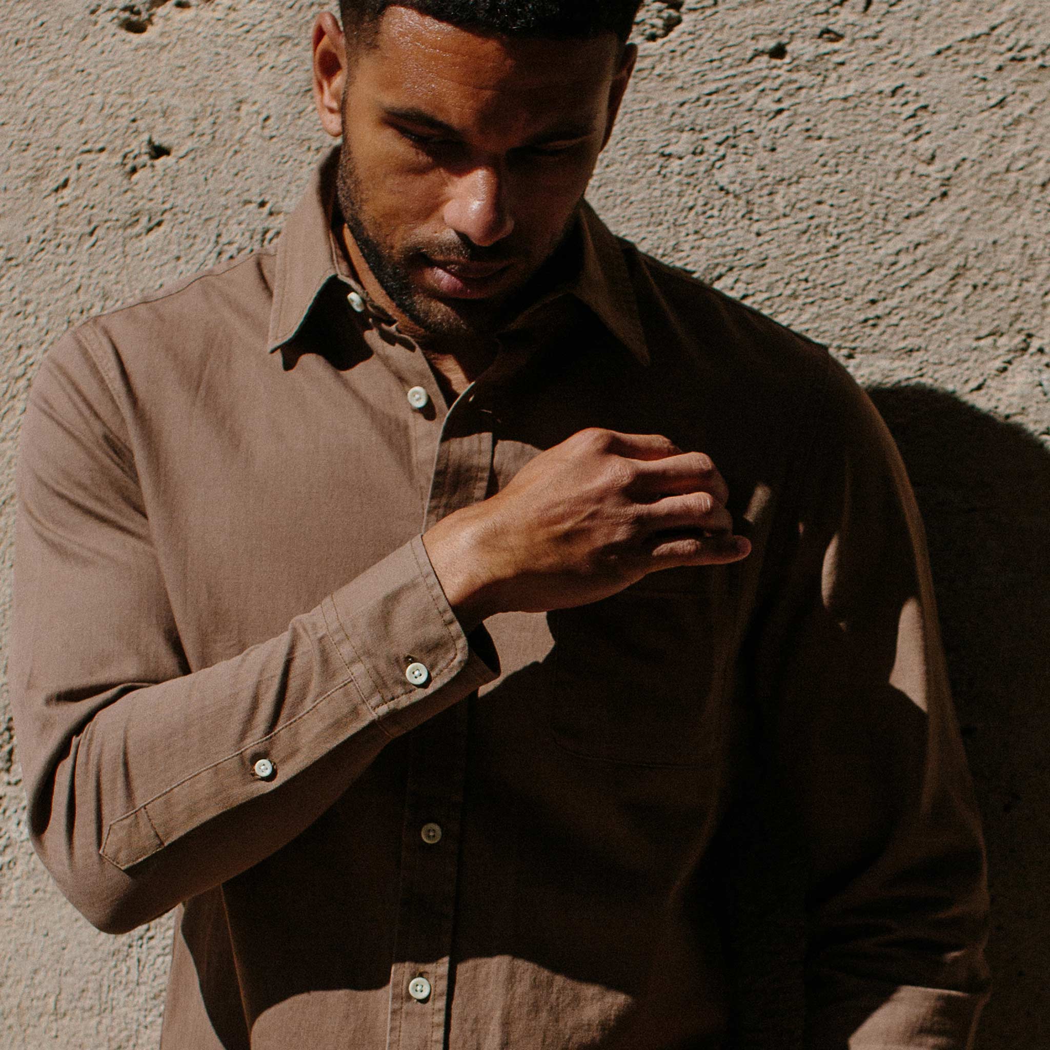 The California in Khaki Herringbone - Image 4
