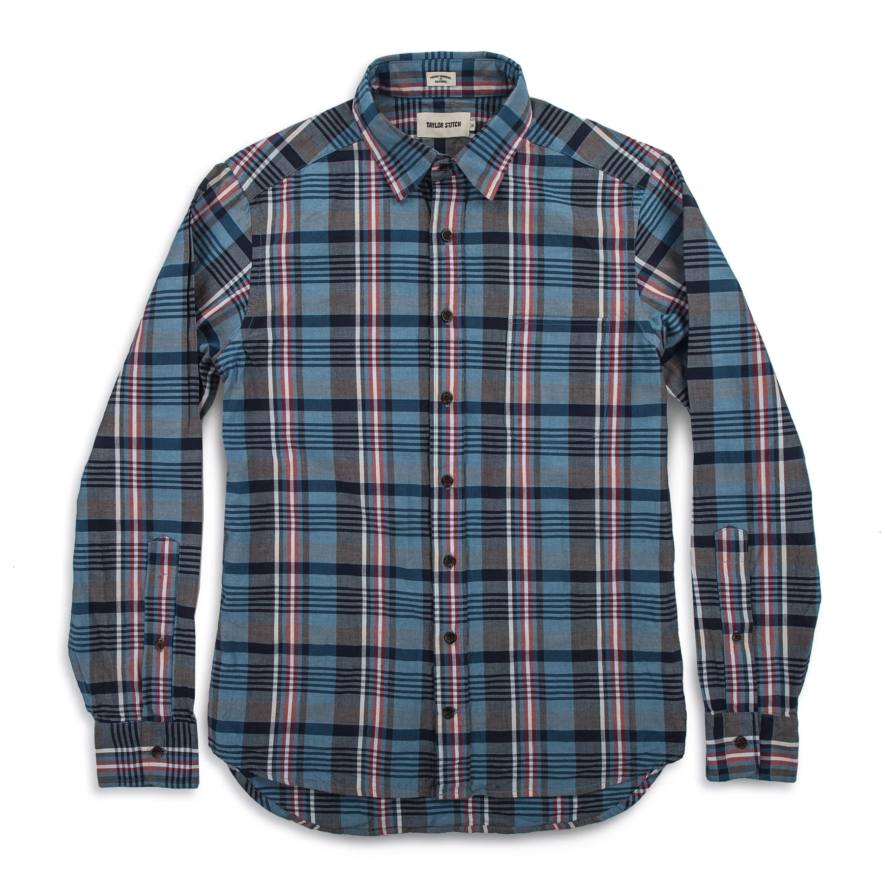 The California in Navy Madras - Image 3