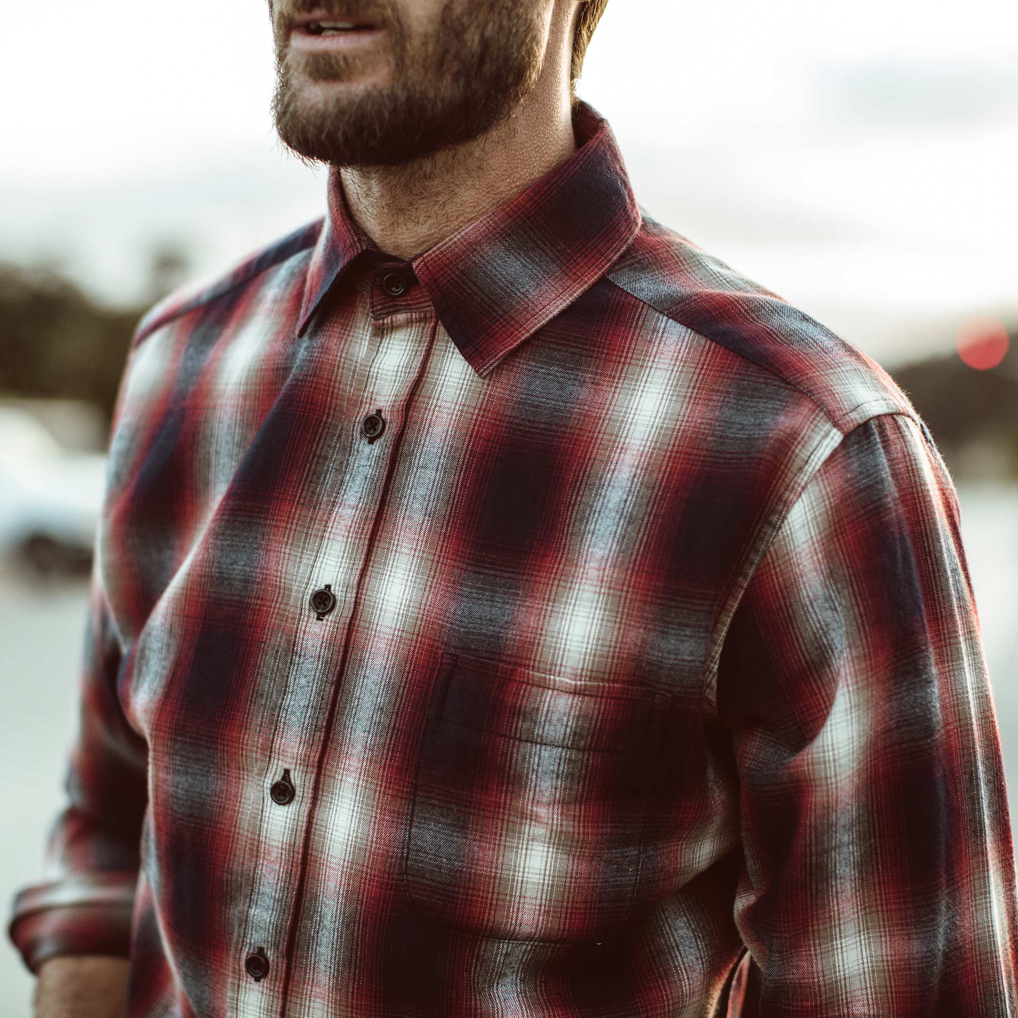 The California in Red Shadow Plaid - Image 4
