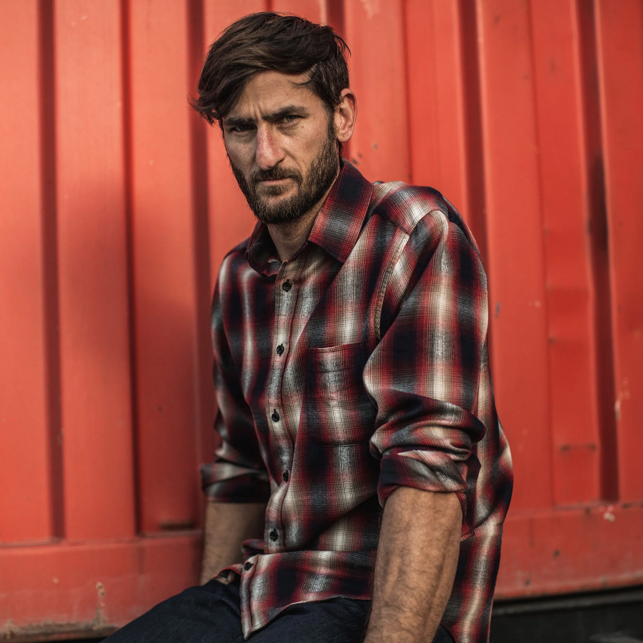 The California in Red Shadow Plaid - Image 5
