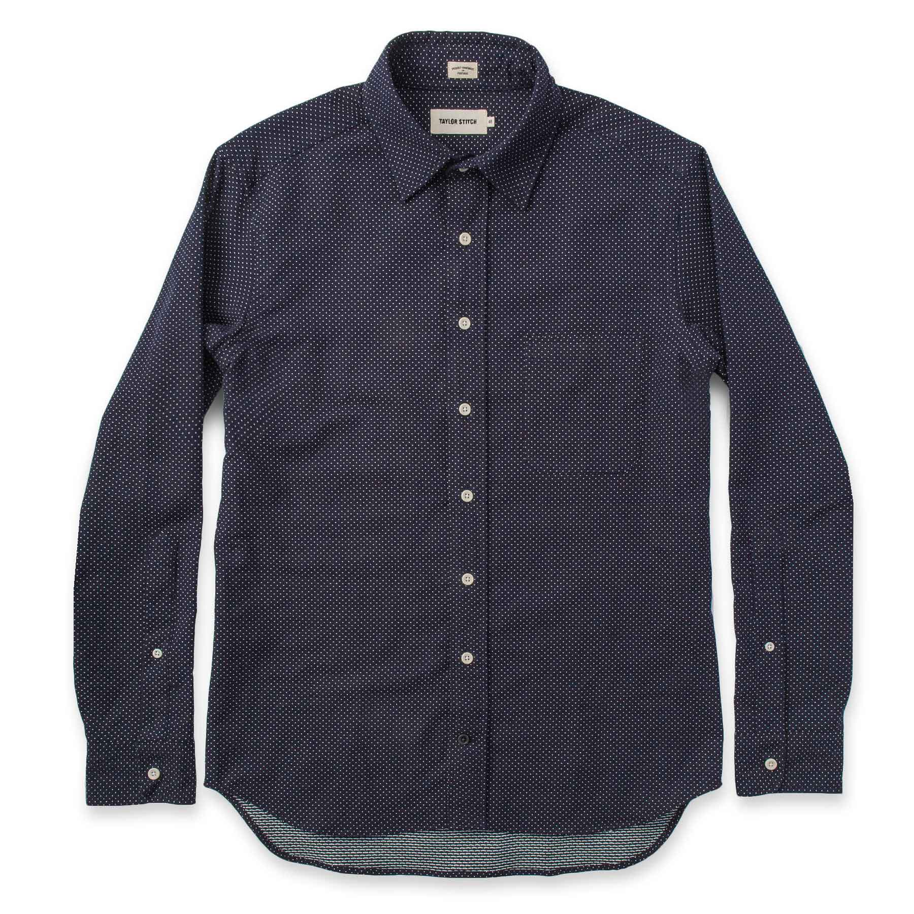 The California in White Jacquard Dot - Image 7