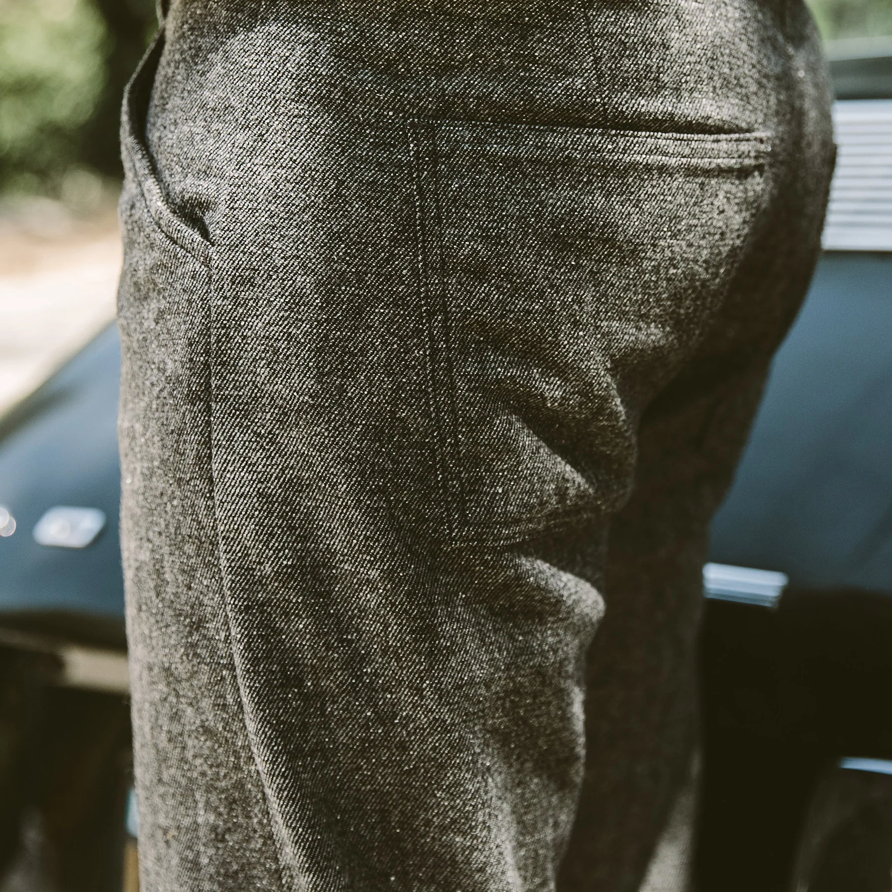 The Camp Pant in Charcoal Donegal - Image 4
