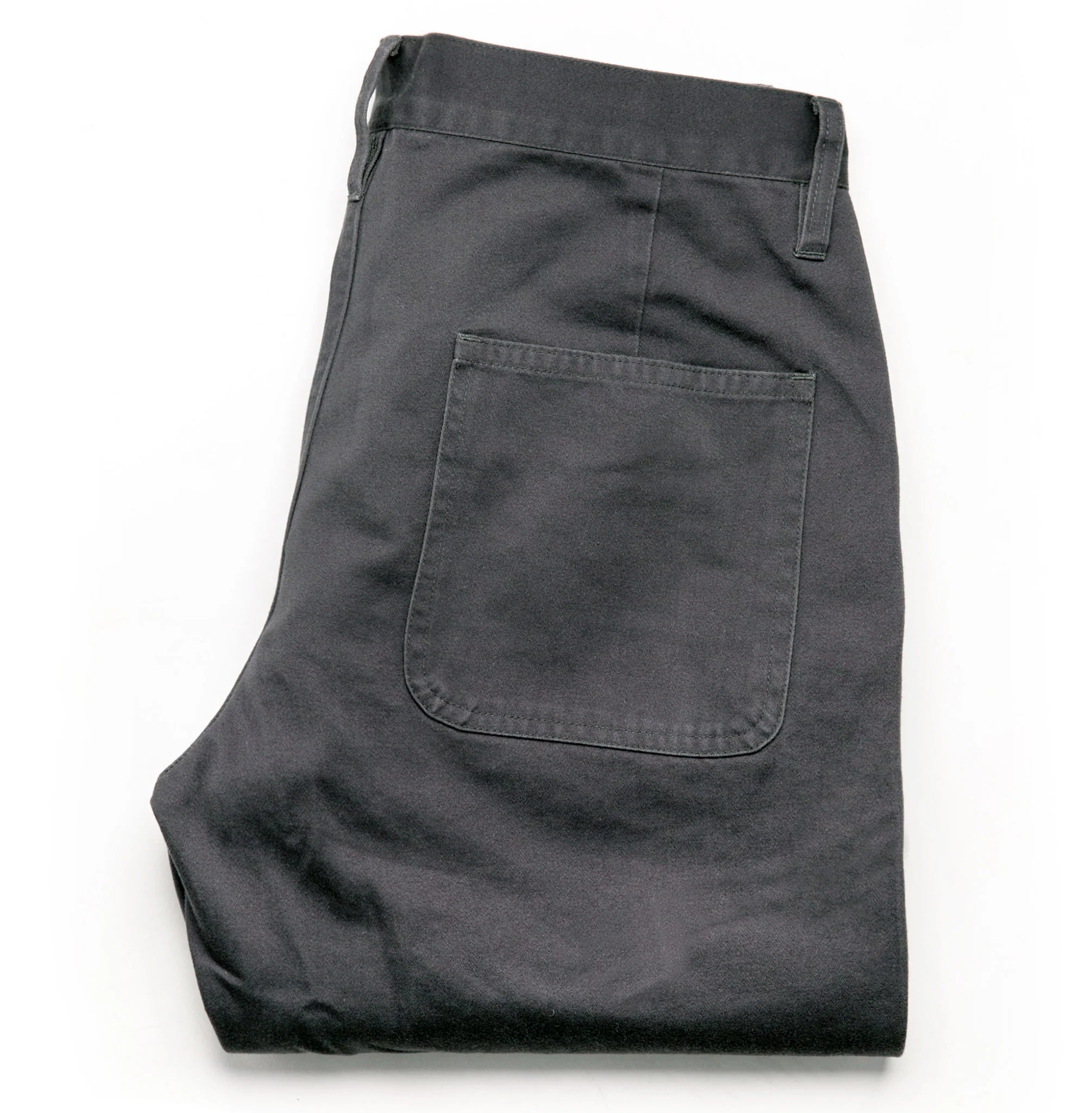 The Camp Pant in Charcoal Reverse Sateen - Image 10
