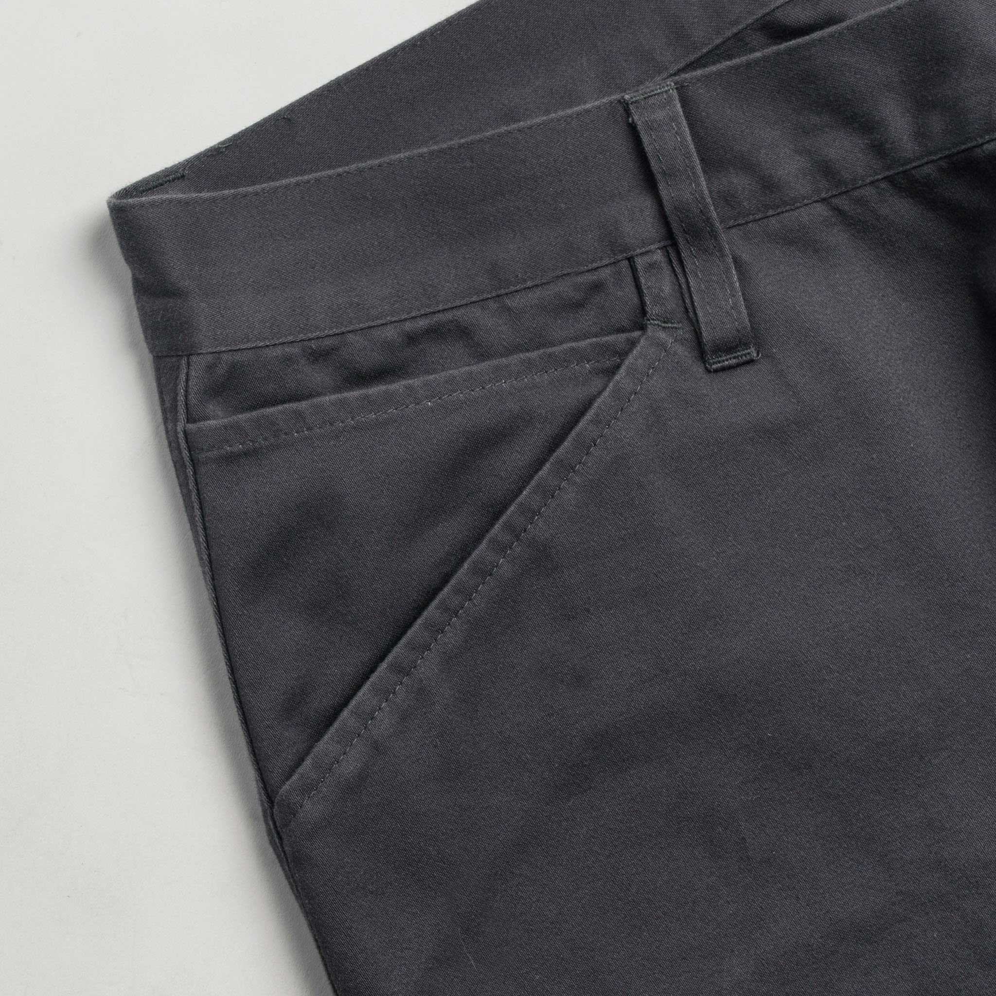 The Camp Pant in Charcoal Reverse Sateen - Image 8