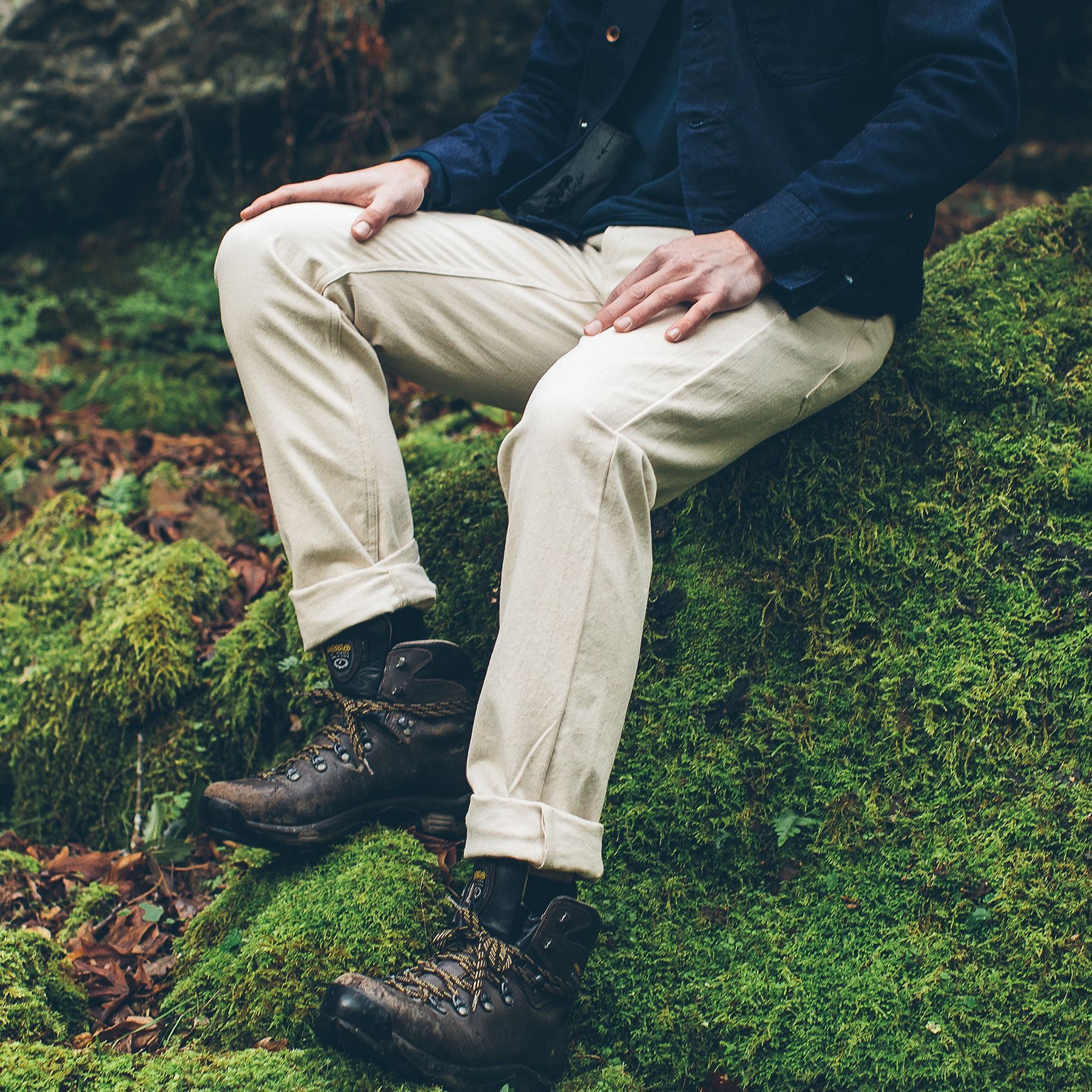 The Camp Pant in Natural Selvage Canvas - Image 3
