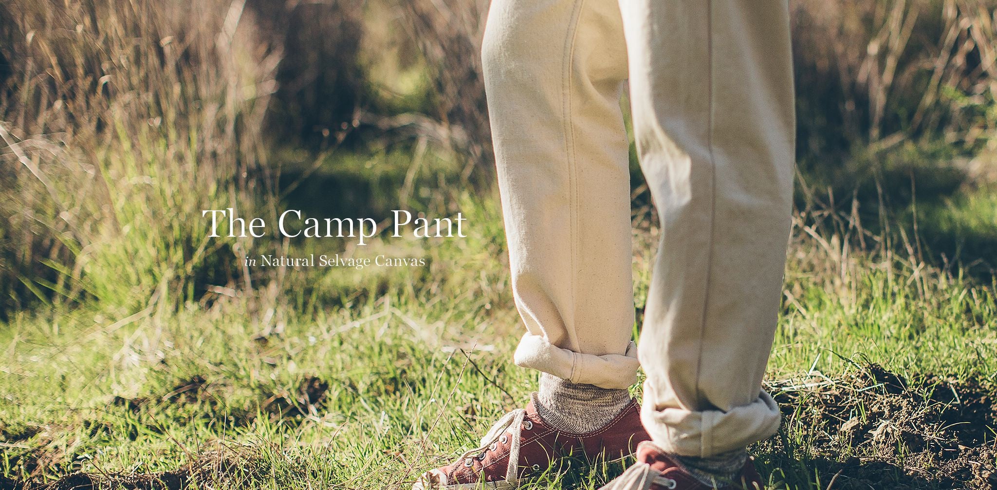 The Camp Pant in Natural Selvage Canvas - Image 8
