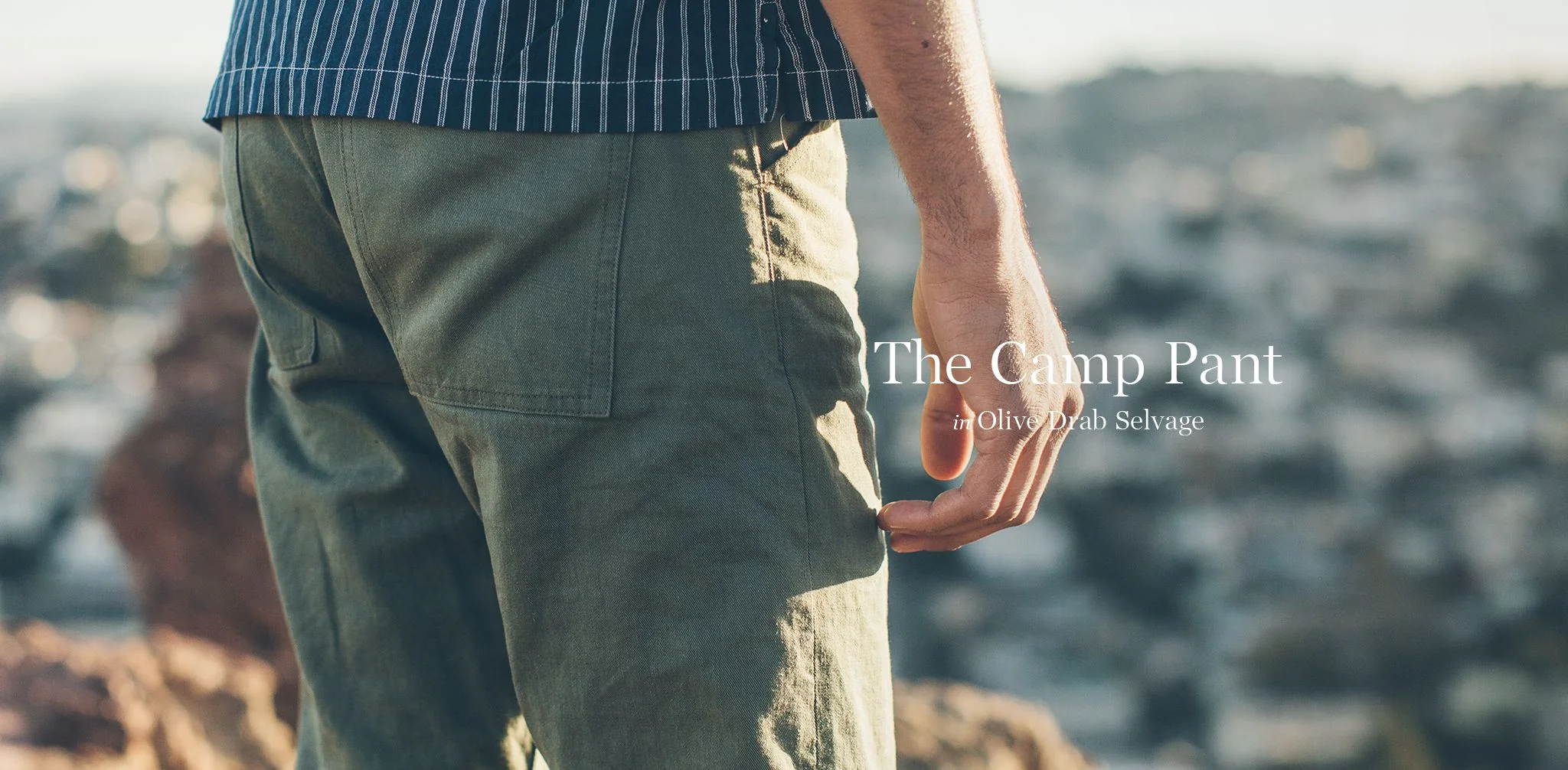 The Camp Pant in Olive Drab Selvage - Image 8