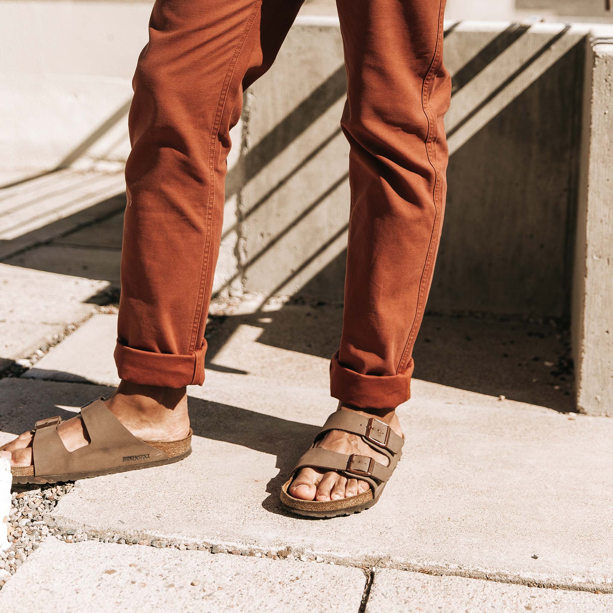 The Camp Pant in Rust Reverse Sateen - Image 3