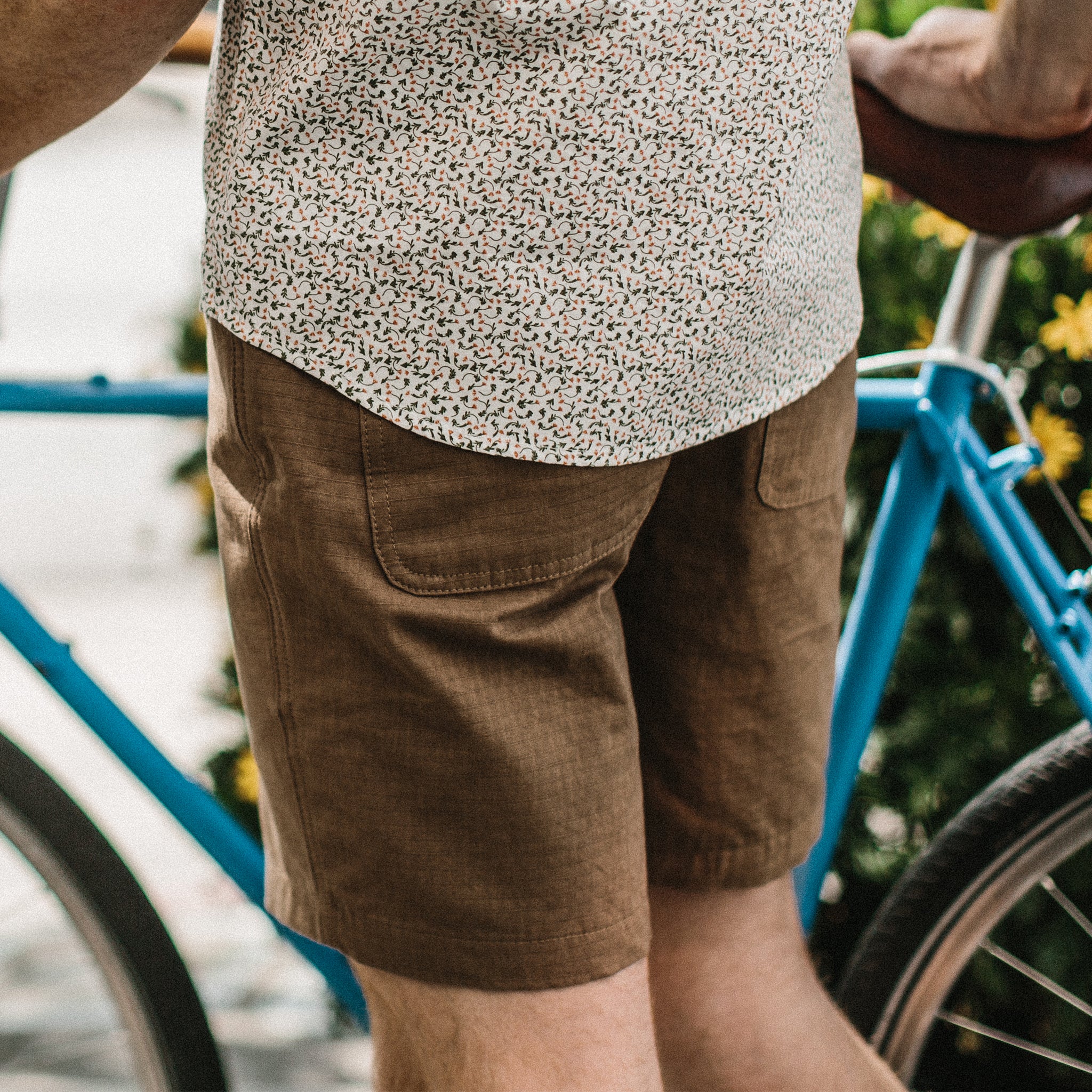 The Camp Short in British Khaki Ripstop - Image 4