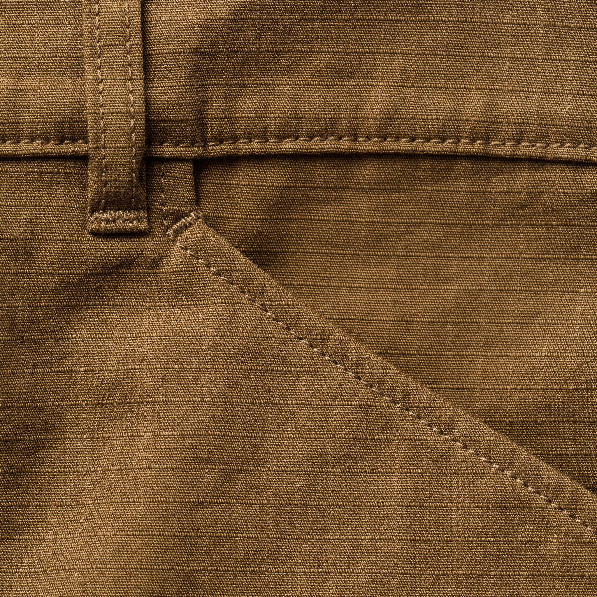The Camp Short in British Khaki Ripstop - Image 8