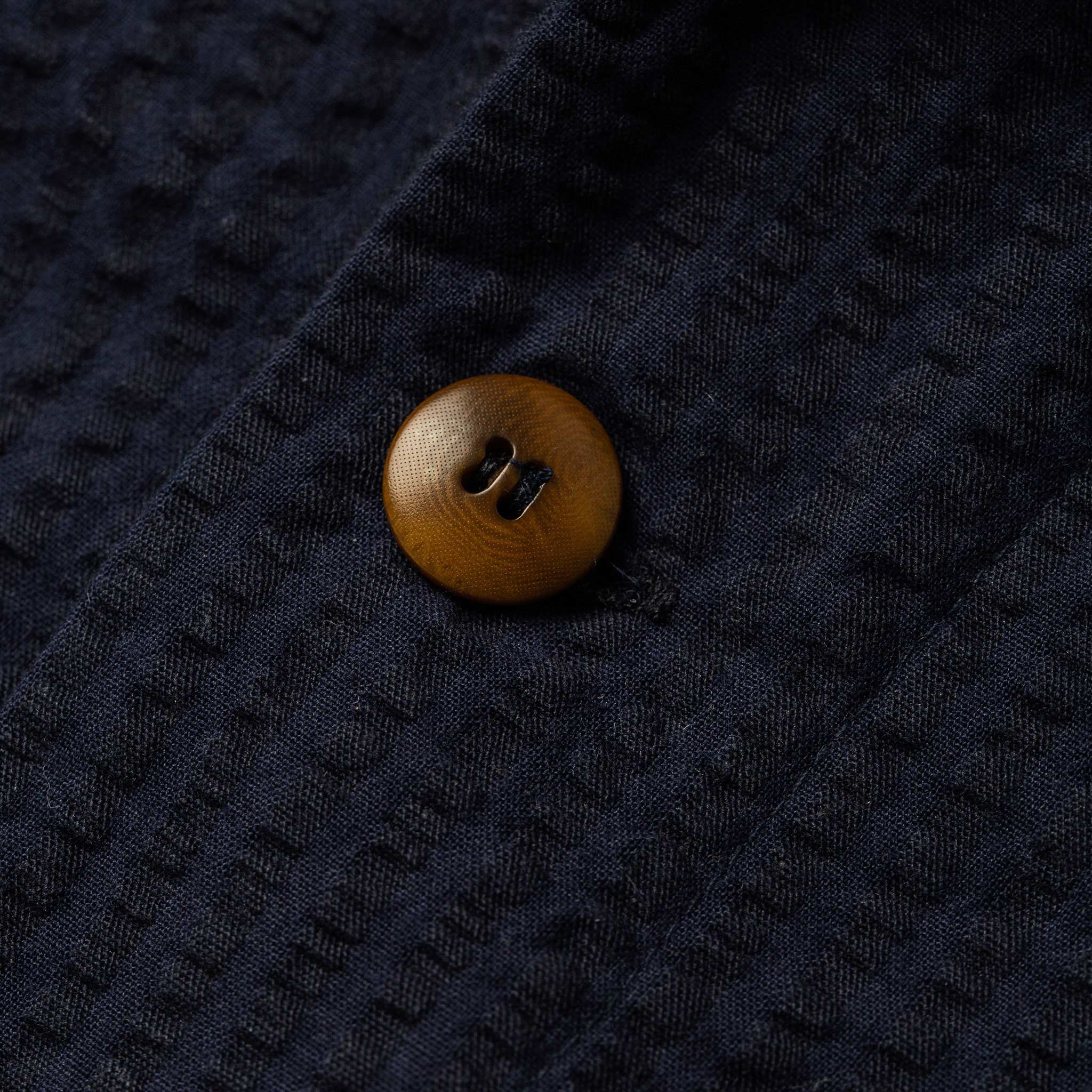 The Caravan Shirt in Navy Seersucker - Image 8