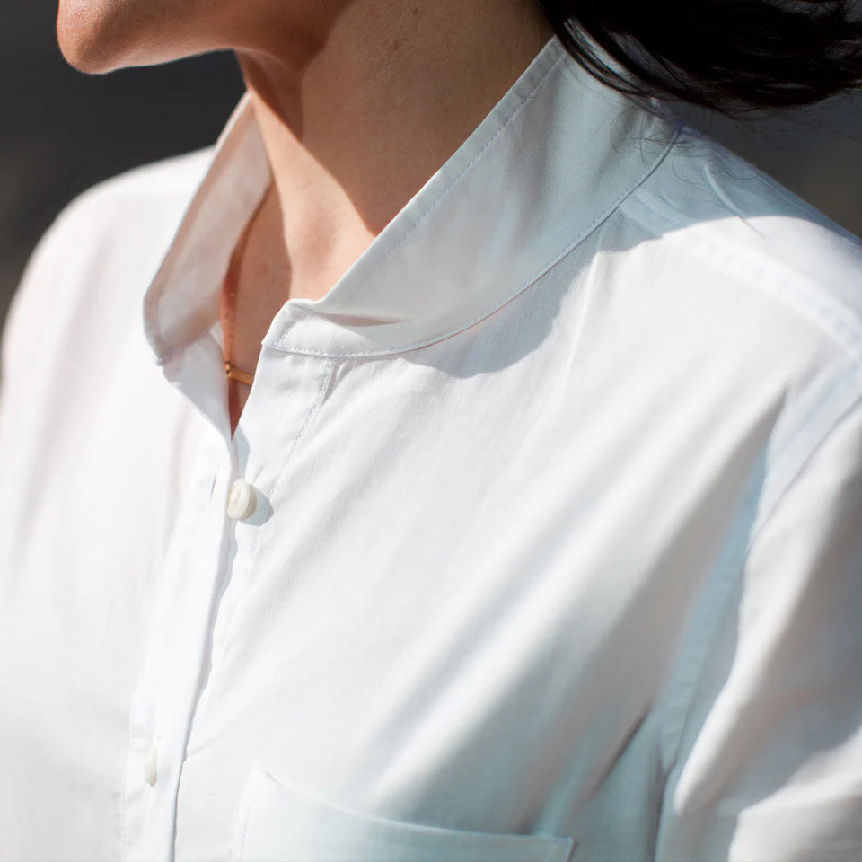 The Caroline in White Chambray - Image 5