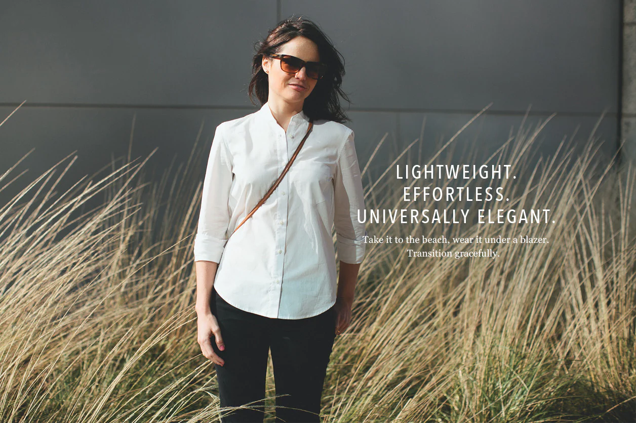 The Caroline in White Chambray - Image 8
