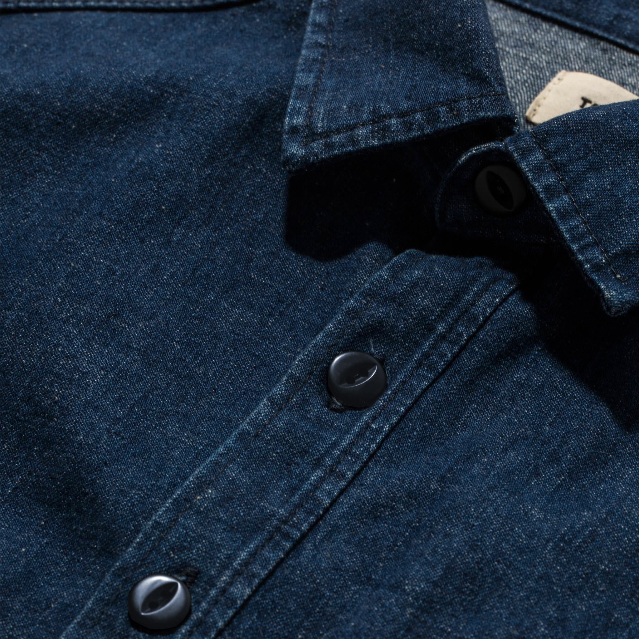 The Cash Shirt in Washed Selvage Denim - Image 8