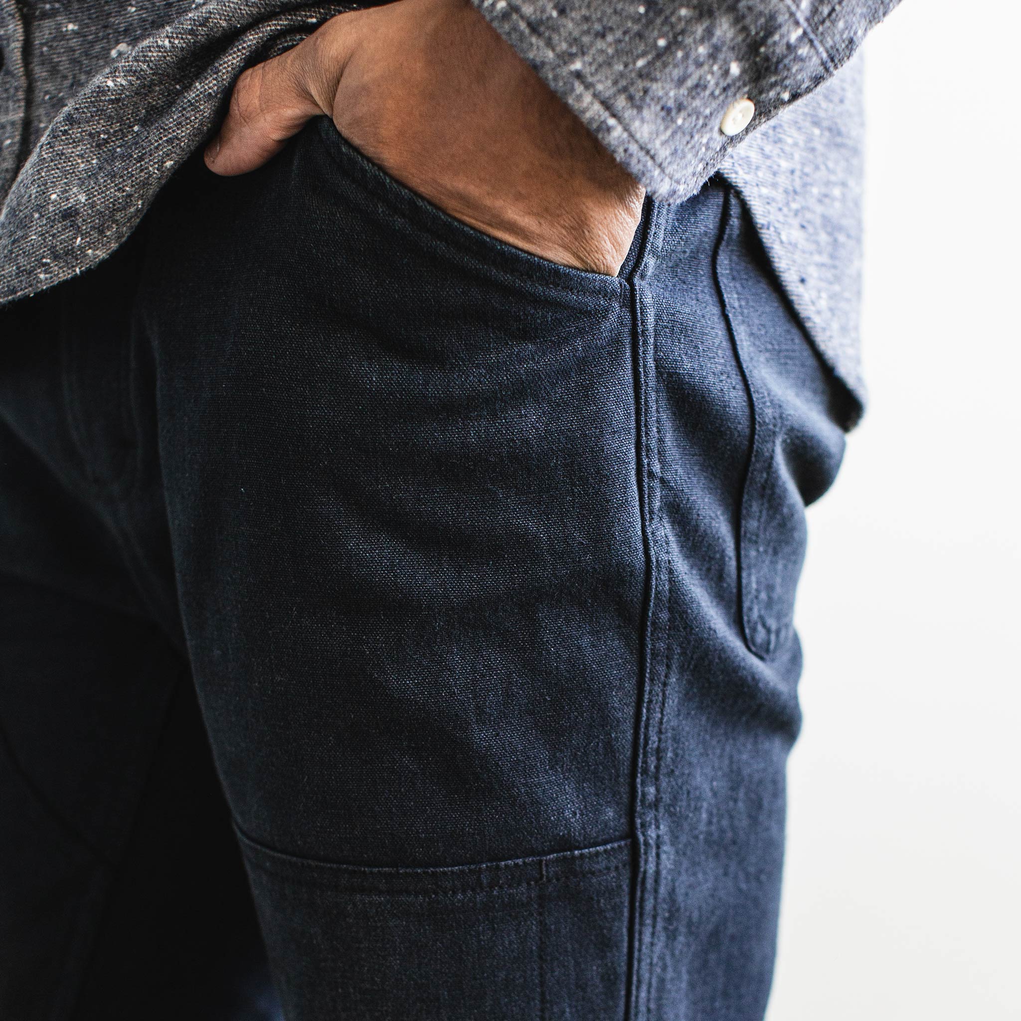 The Chore Pant in Indigo Boss Duck - Image 5